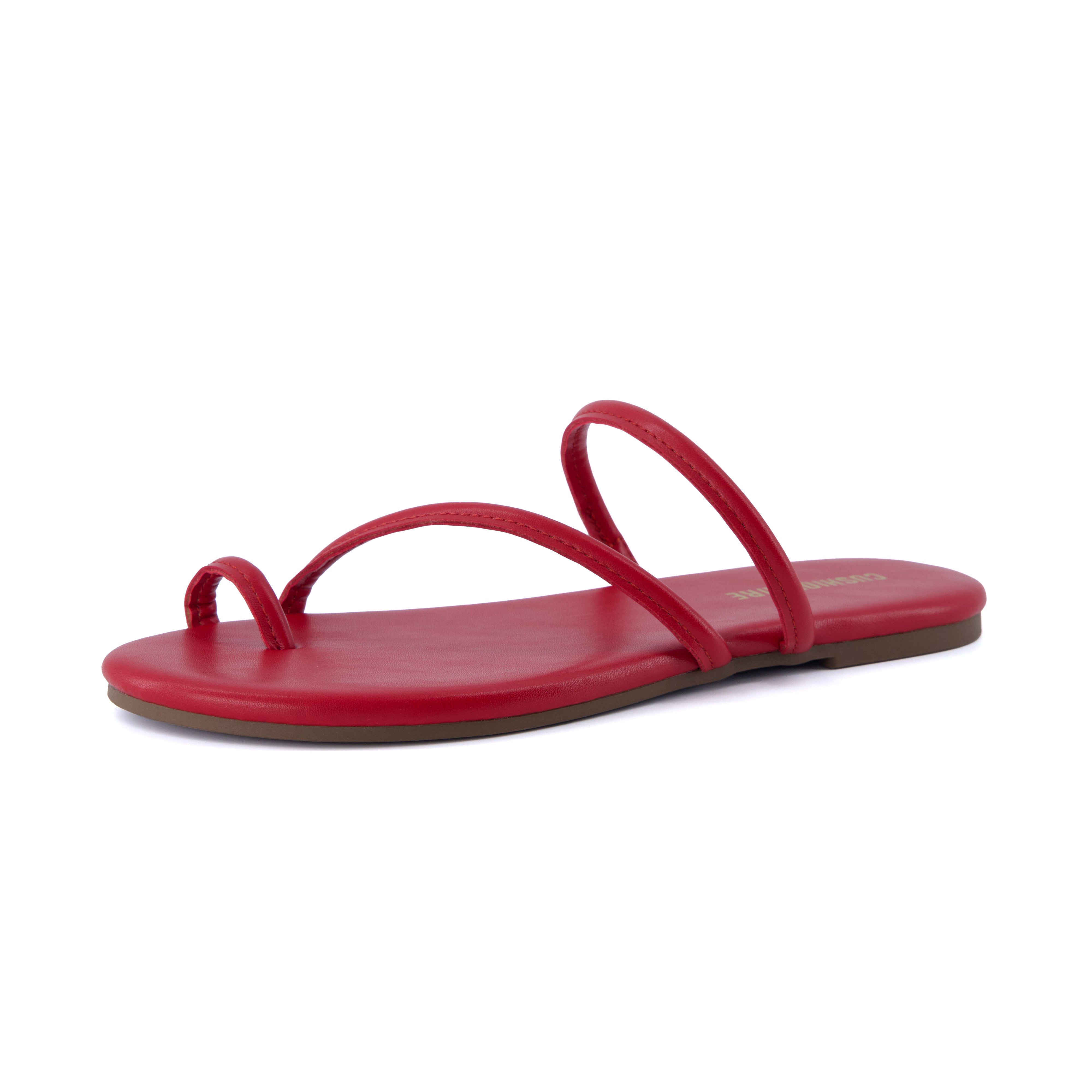 Resort Flat Sandal Red