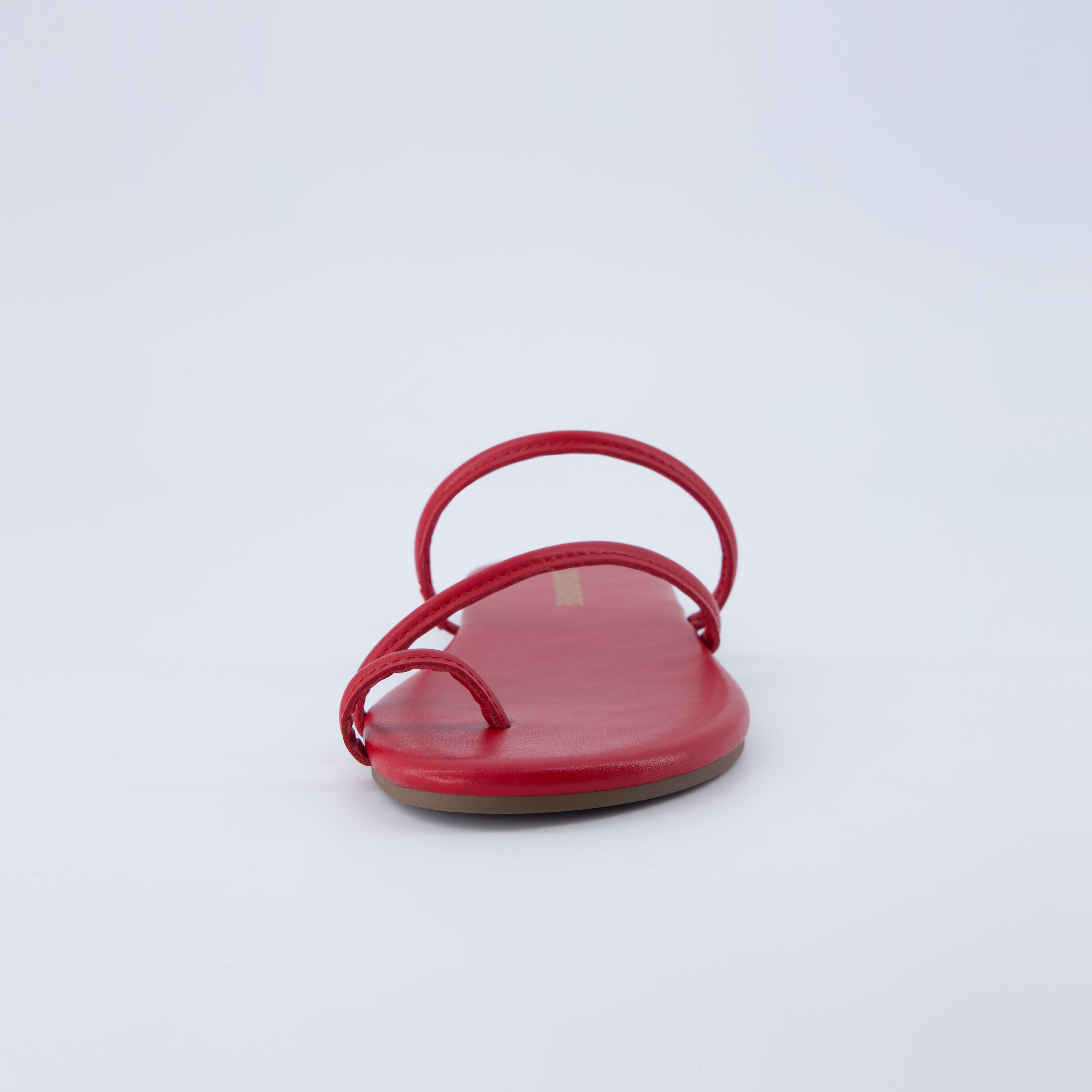 Resort Flat Sandal Red