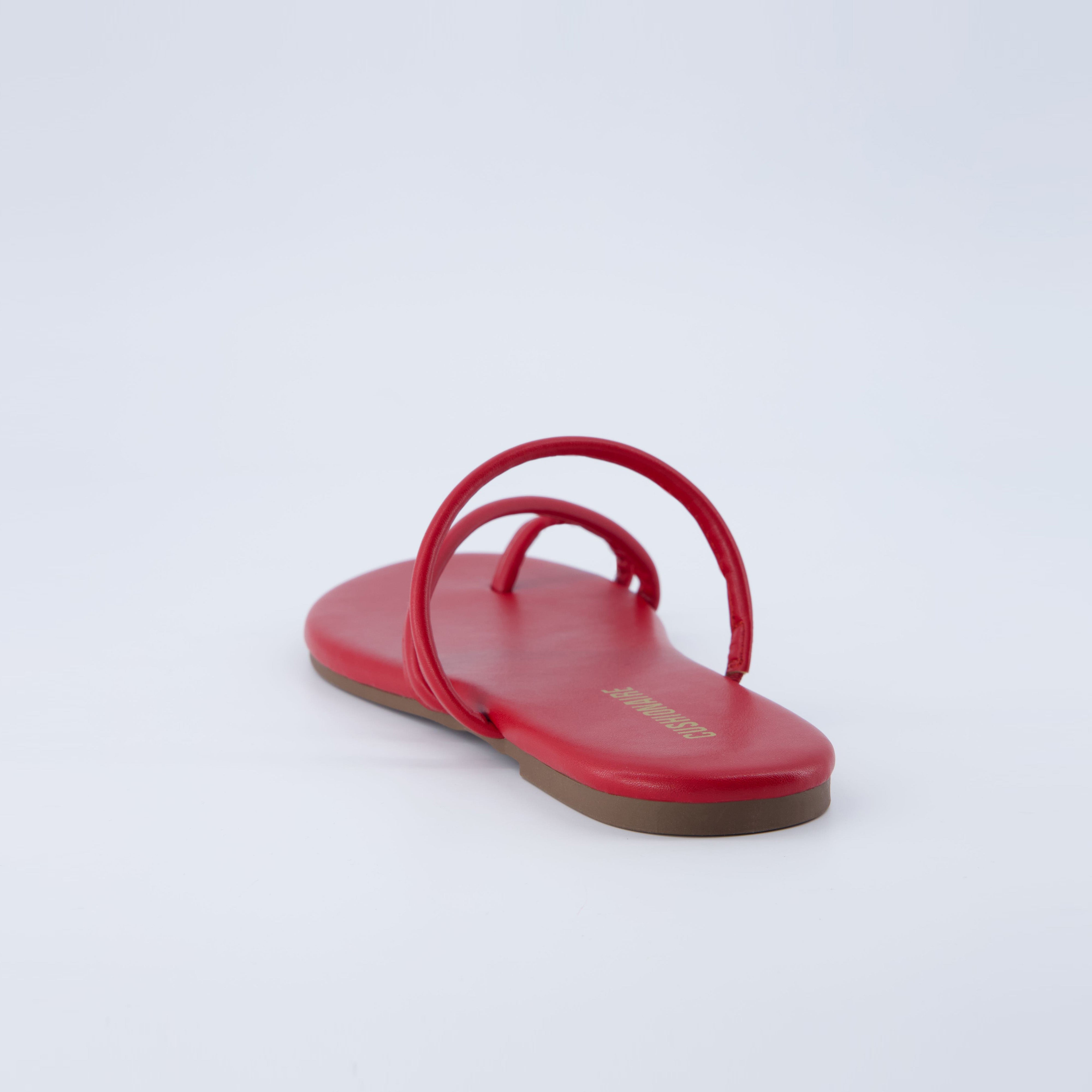 Resort Flat Sandal Red