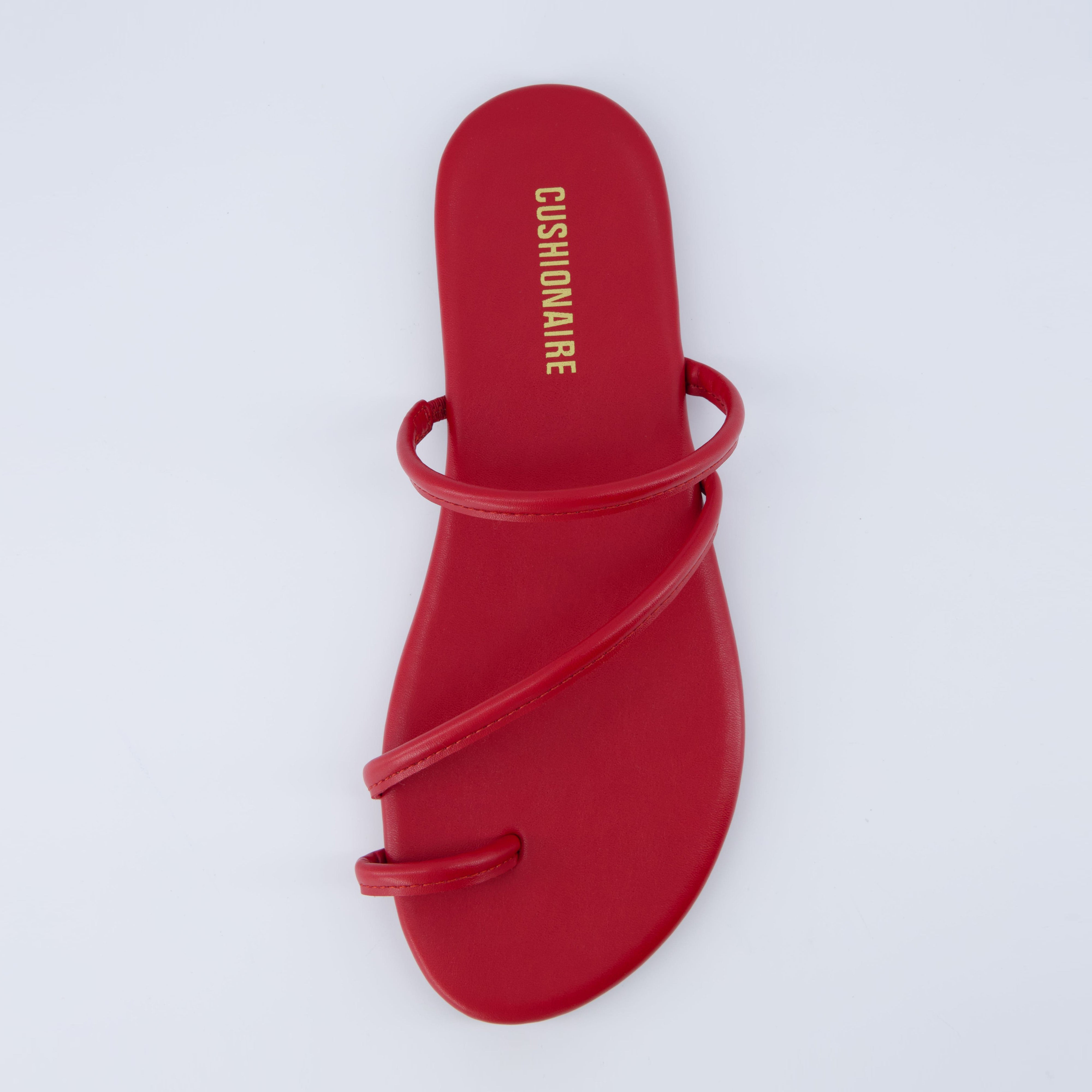 Resort Flat Sandal Red