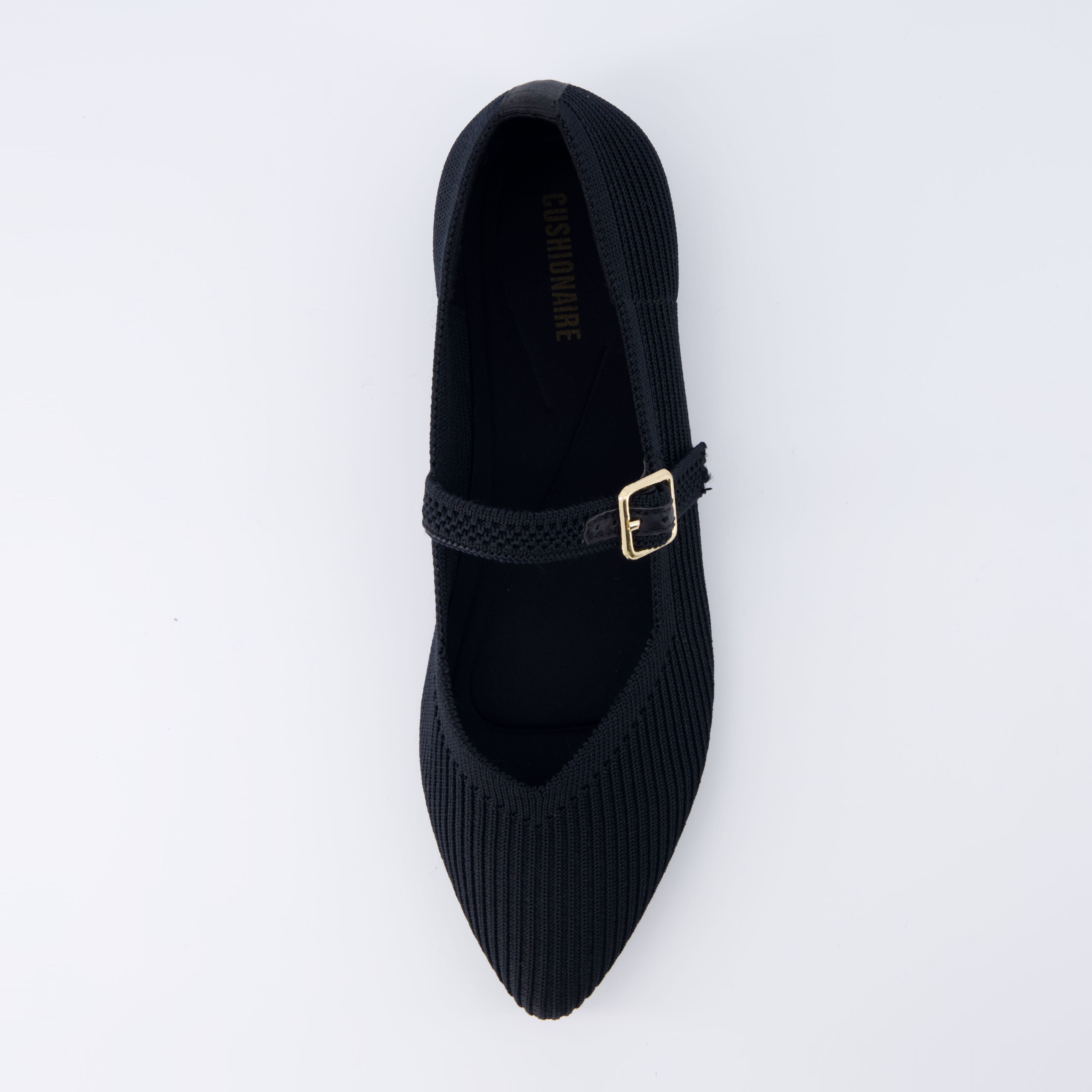 Sonnet Mary Jane Knit Flat Black