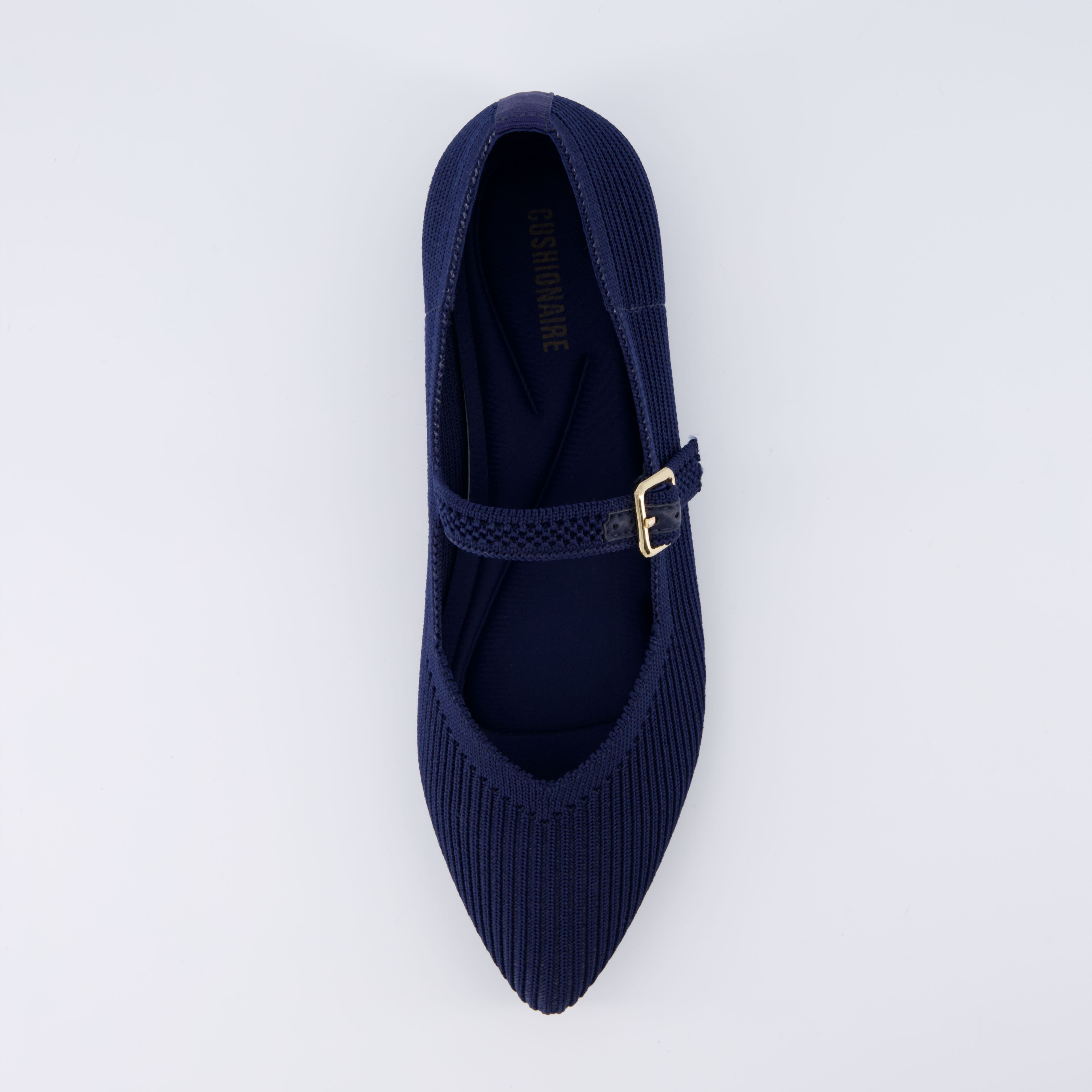Sonnet Mary Jane Knit Flat Navy