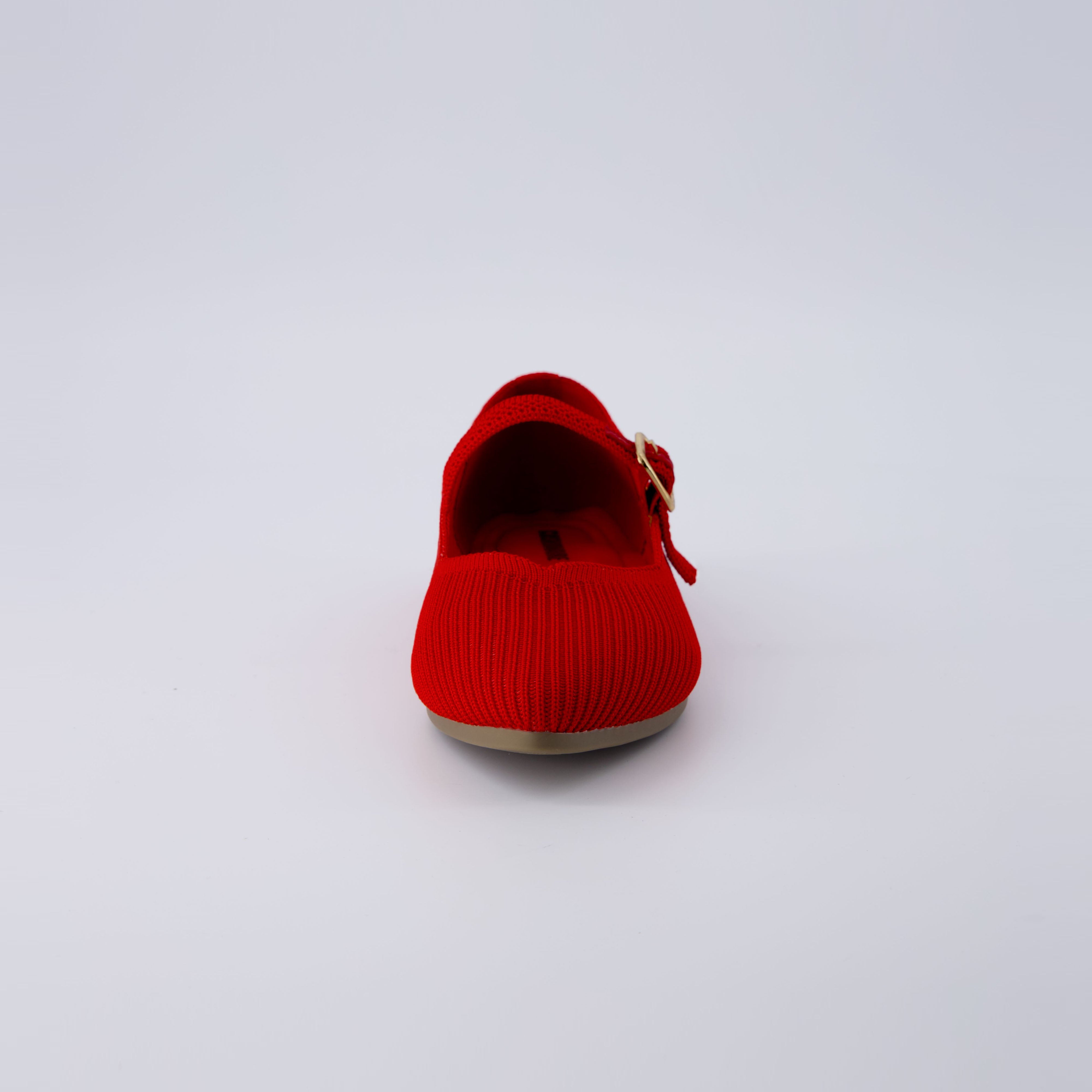Sonnet Mary Jane Knit Flat Fiery Red