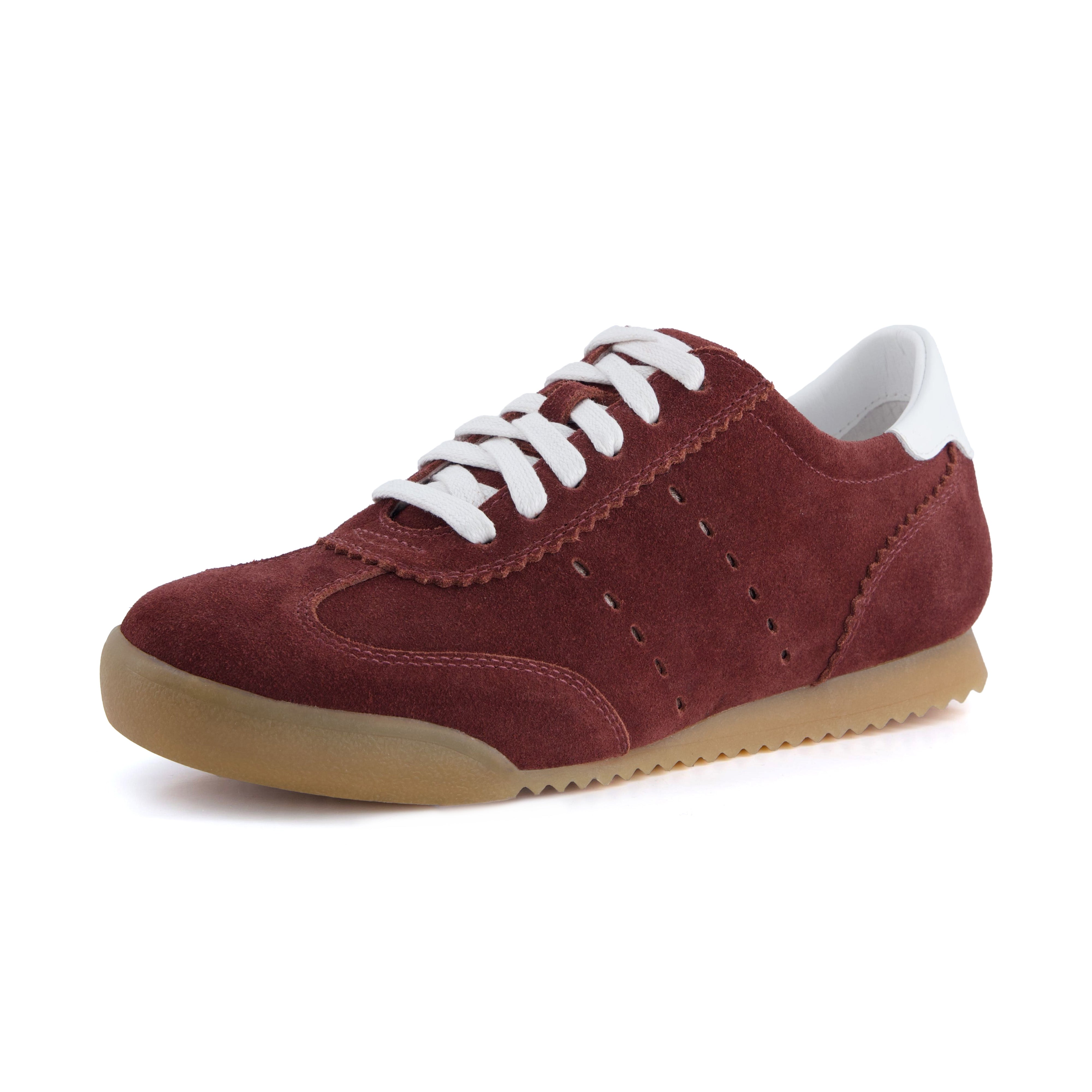 Tock Suede Sneaker Burgundy