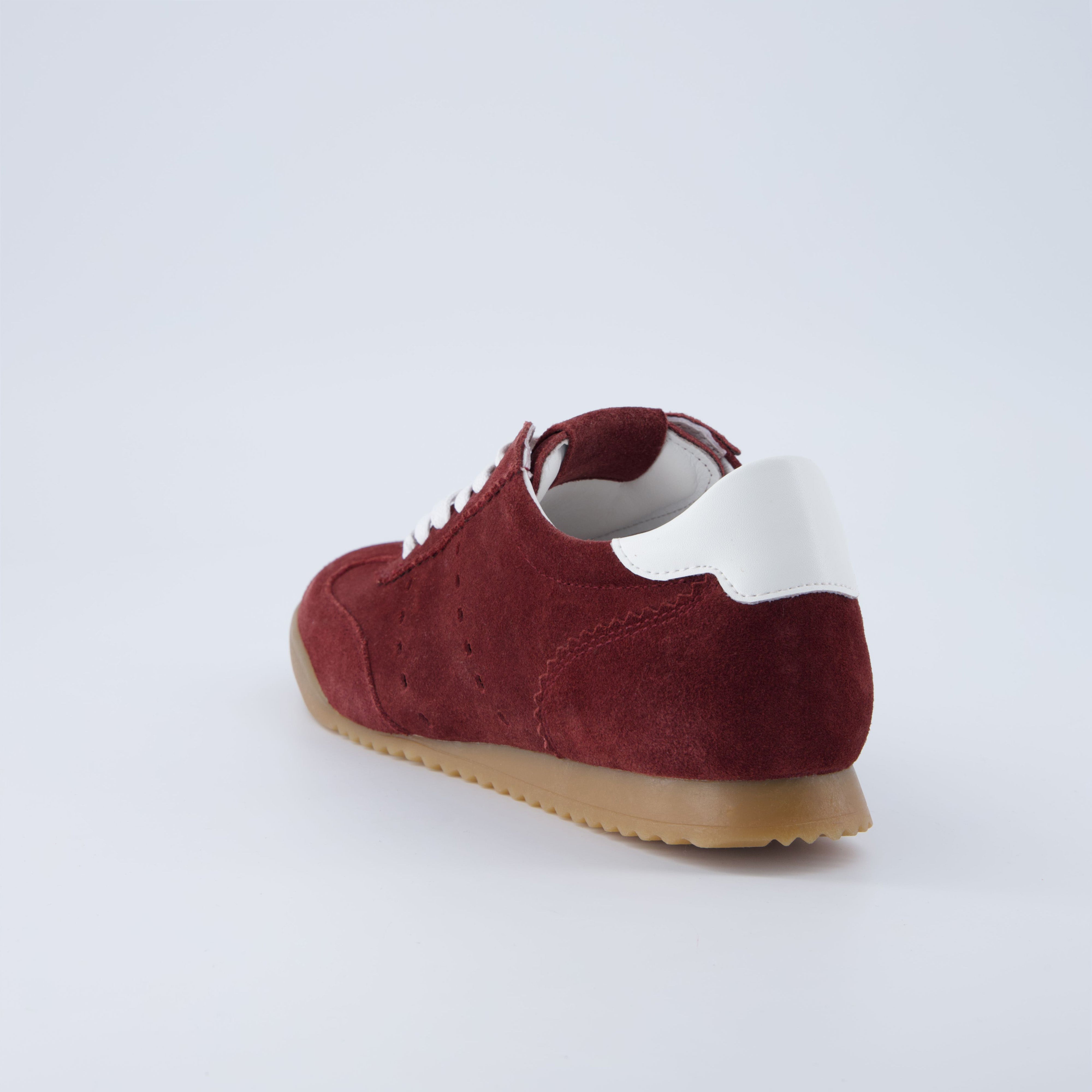 Tock Suede Sneaker Burgundy