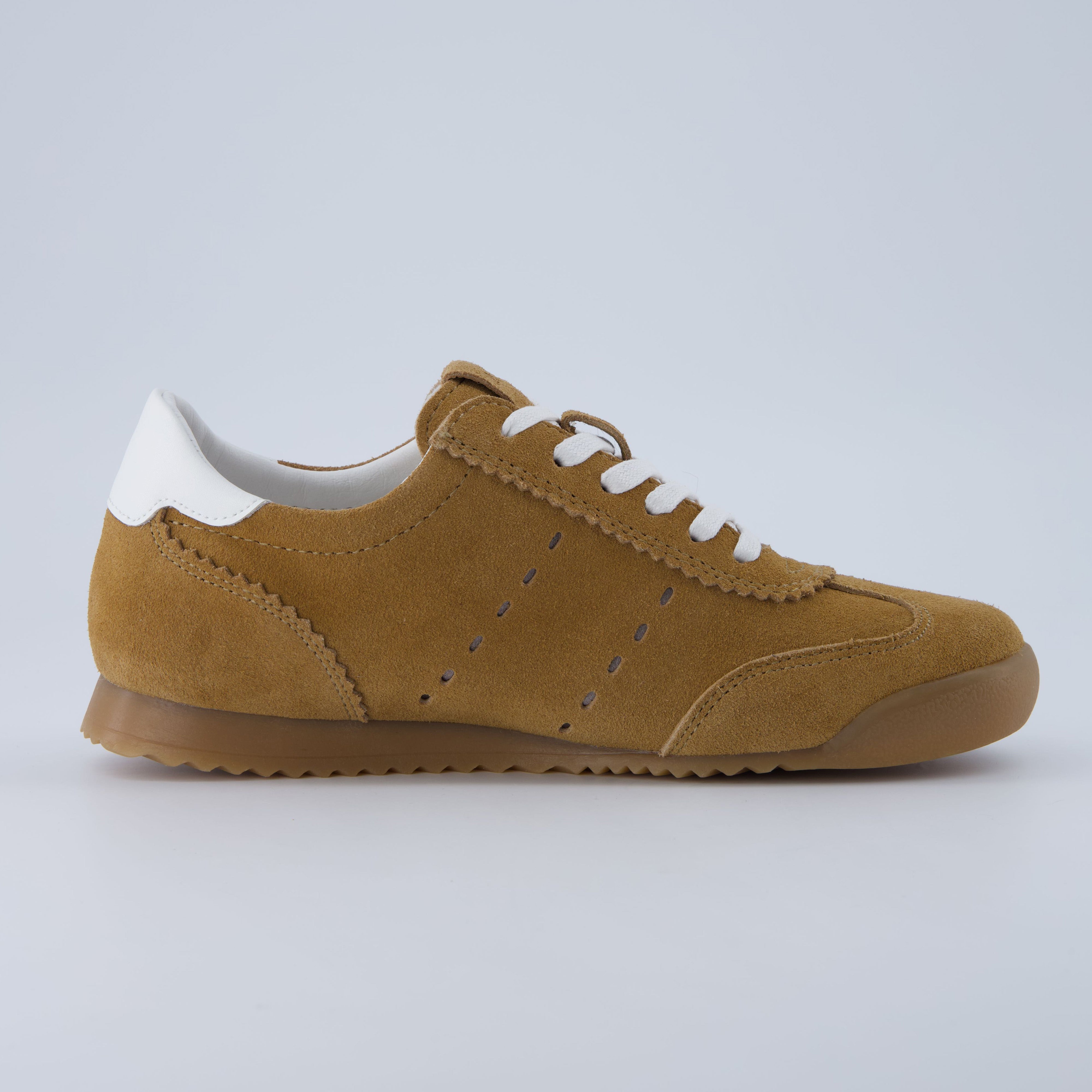 Tock Suede Sneaker Chestnut