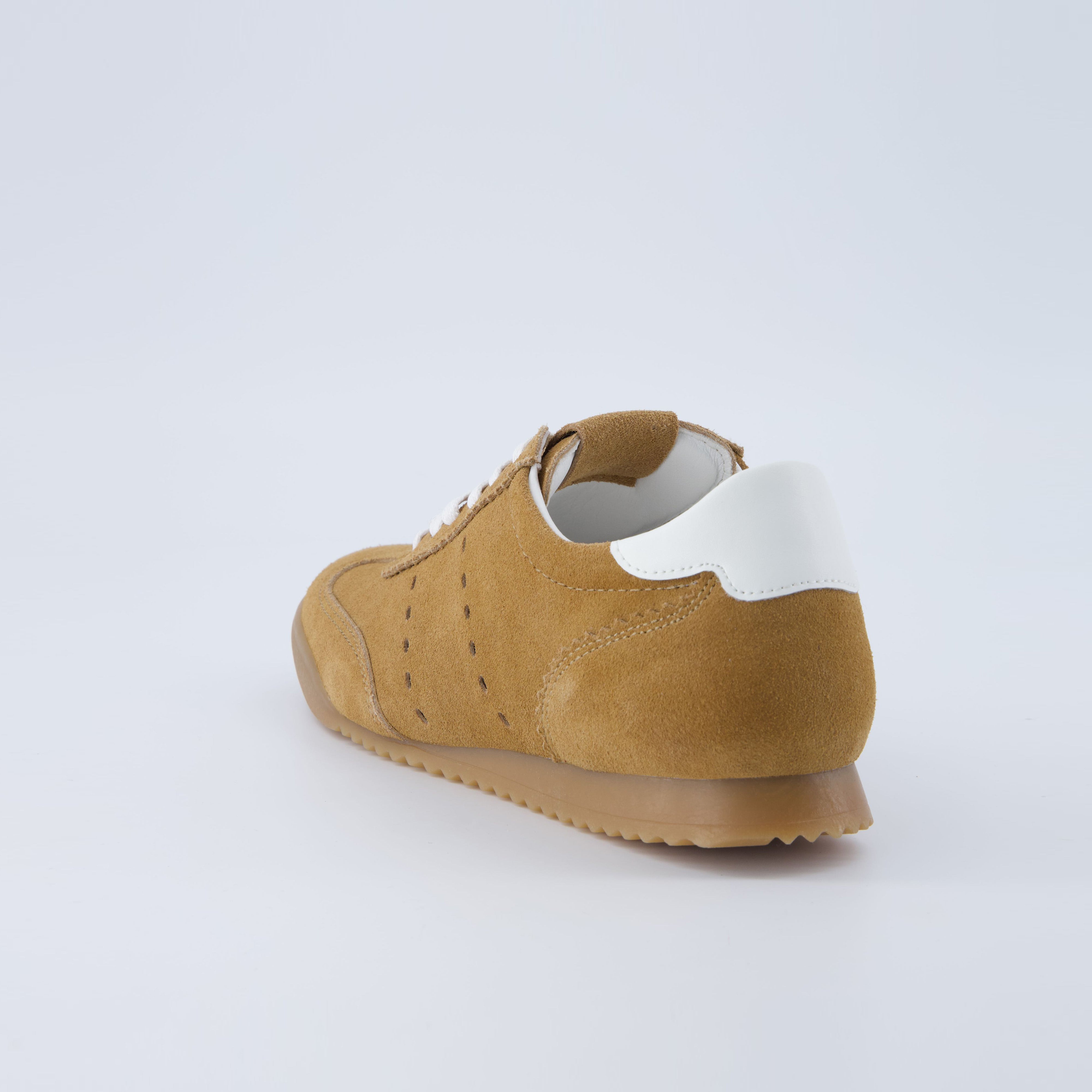 Tock Suede Sneaker Chestnut