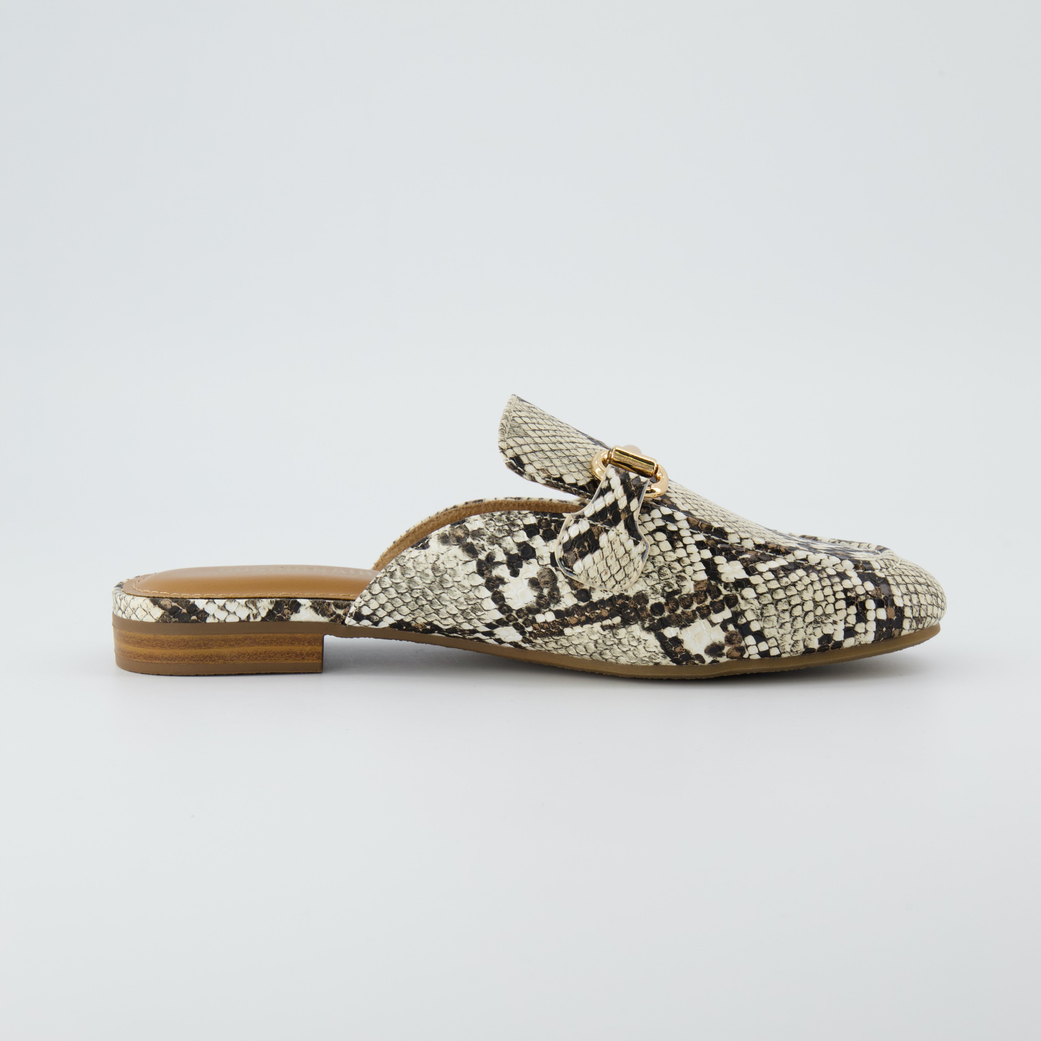 Yates Buckle Slip On Mule