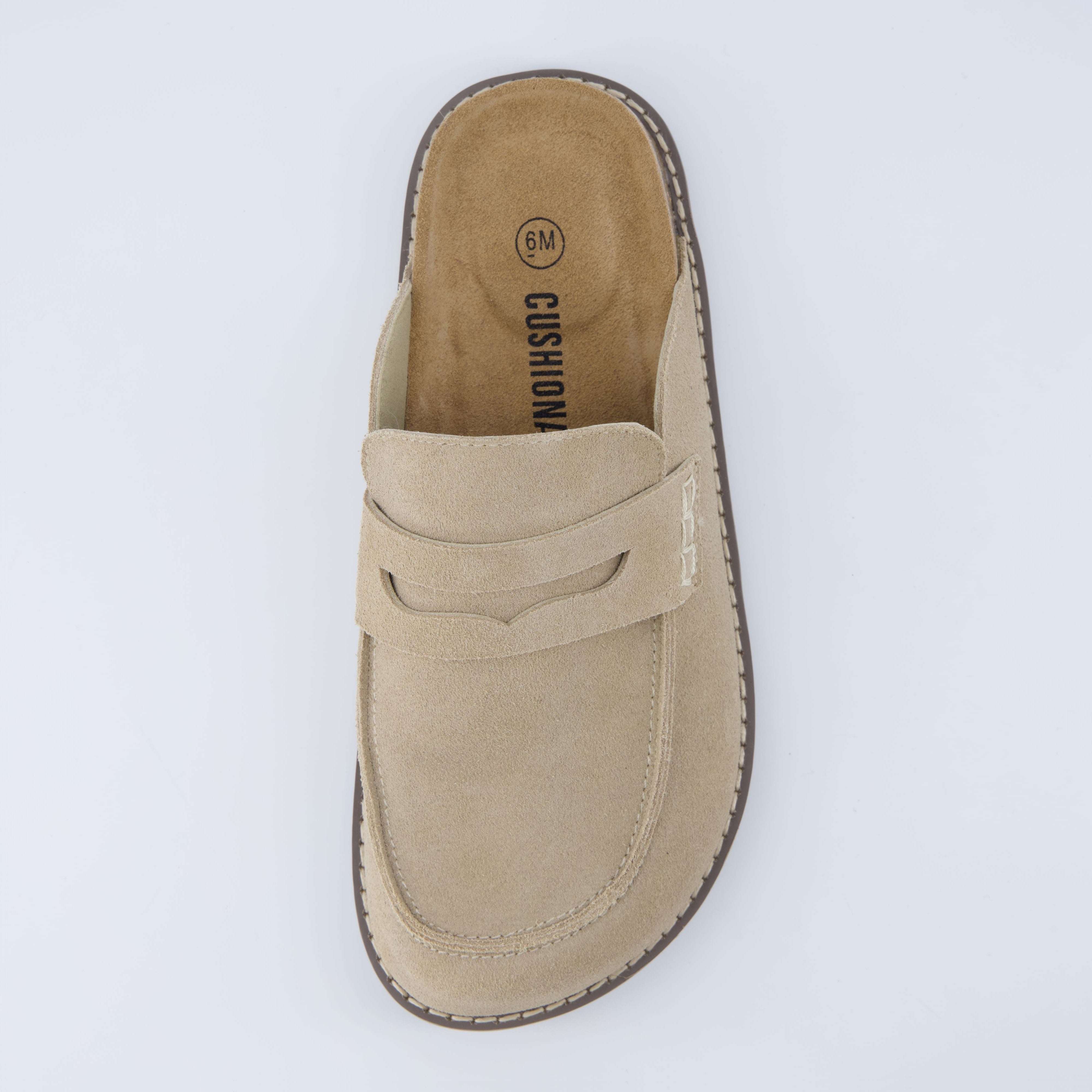Zola Suede Clog Biscuit