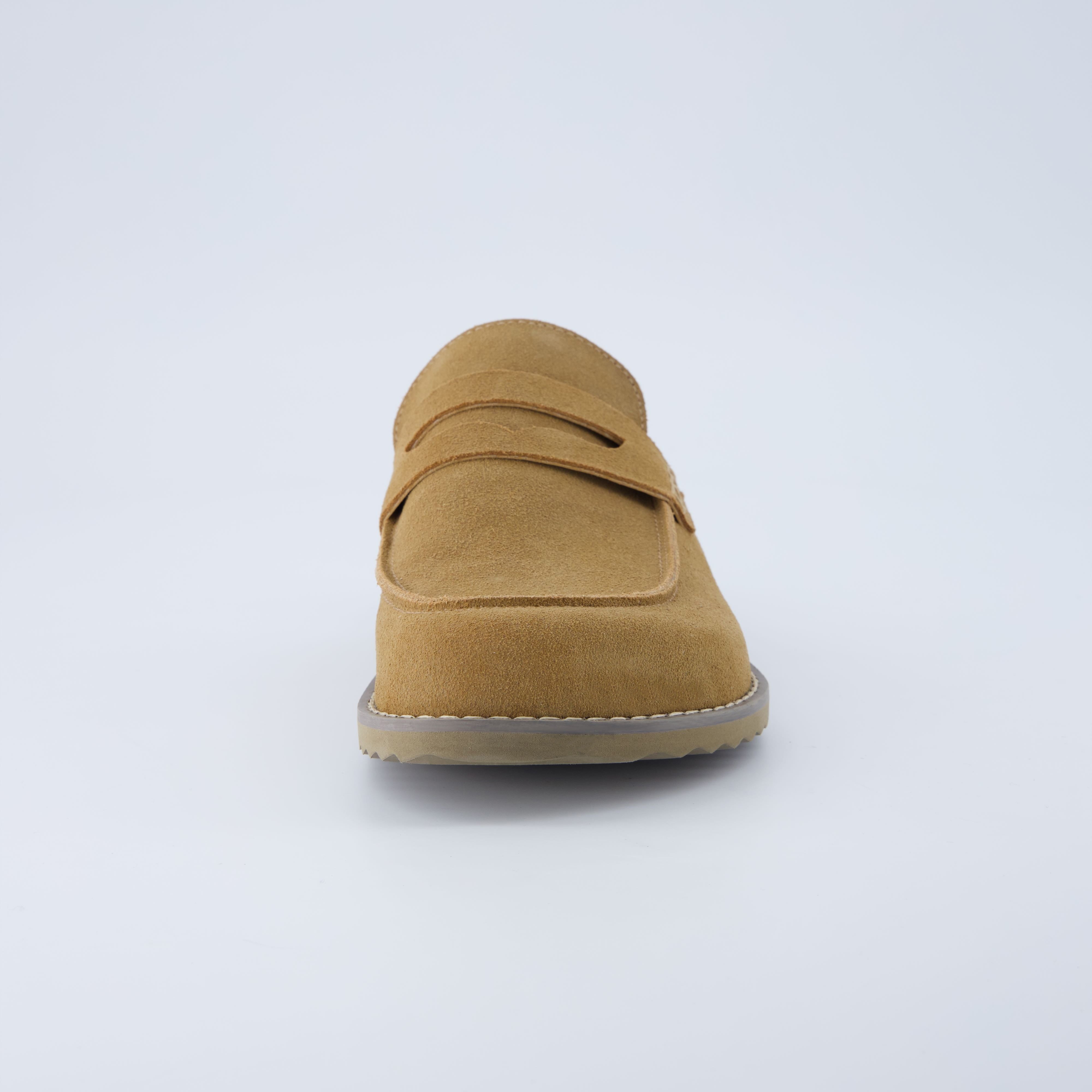 Zola Suede Clog Chestnut