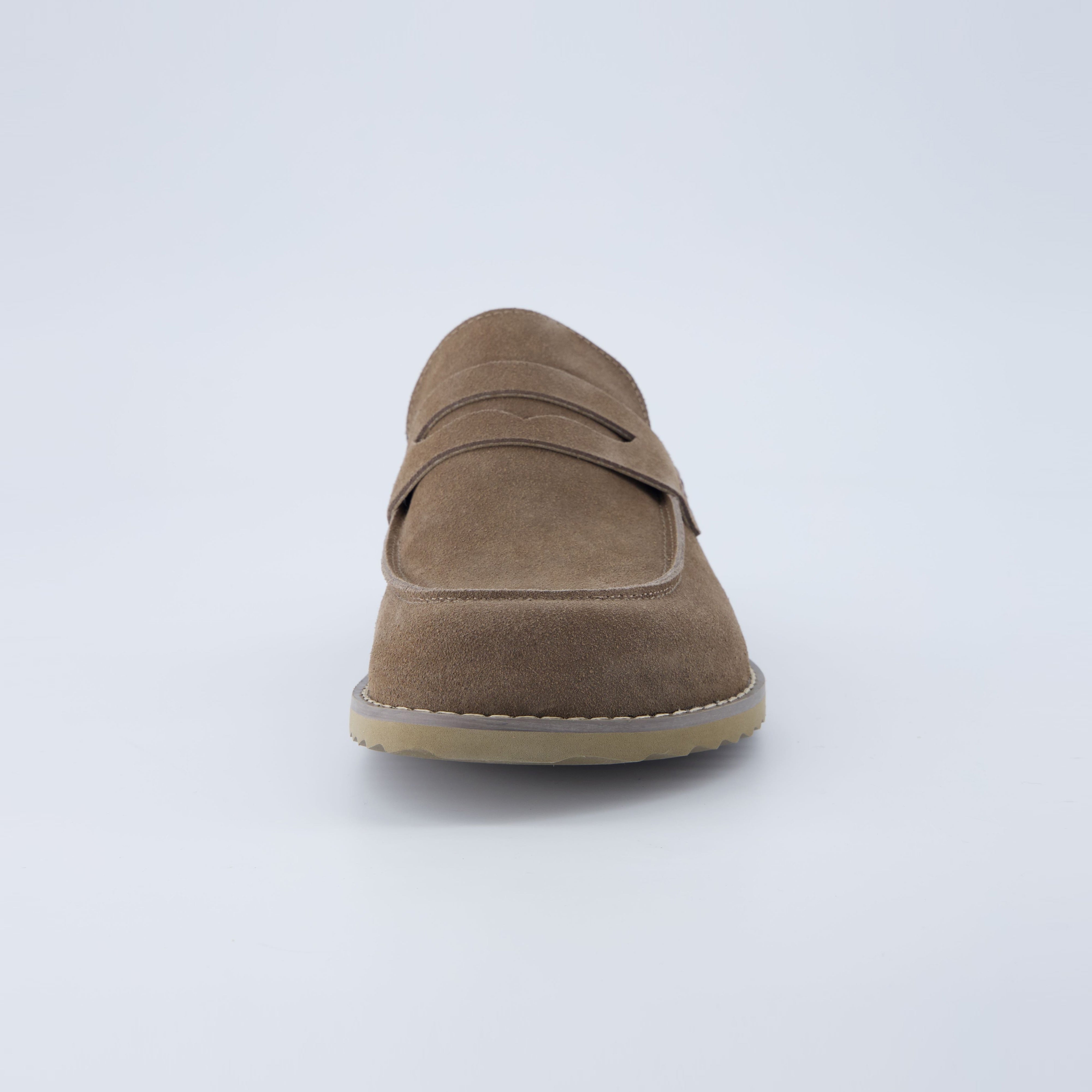 Zola Suede Clog Taupe