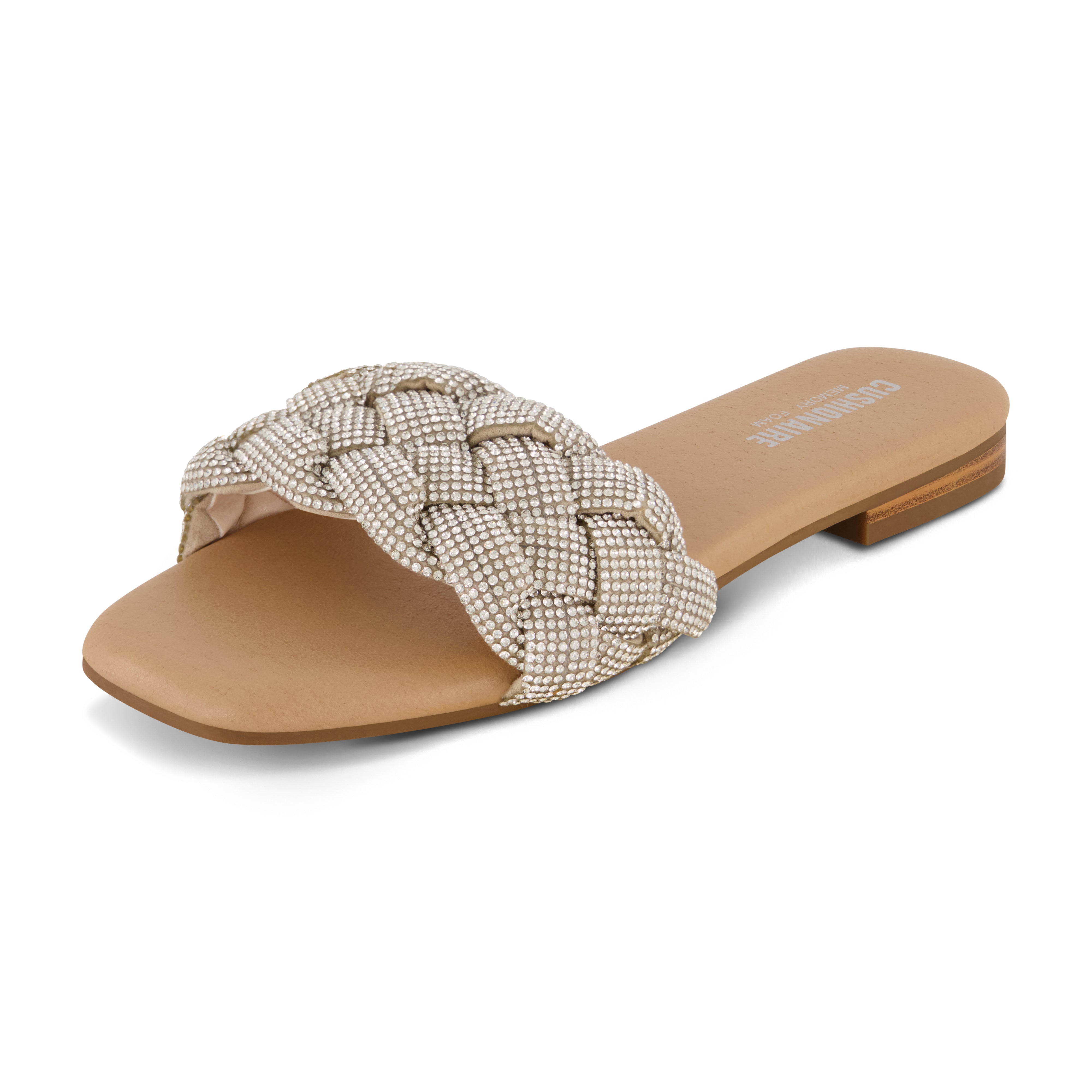 Fisk Woven Rhinestone Sandal