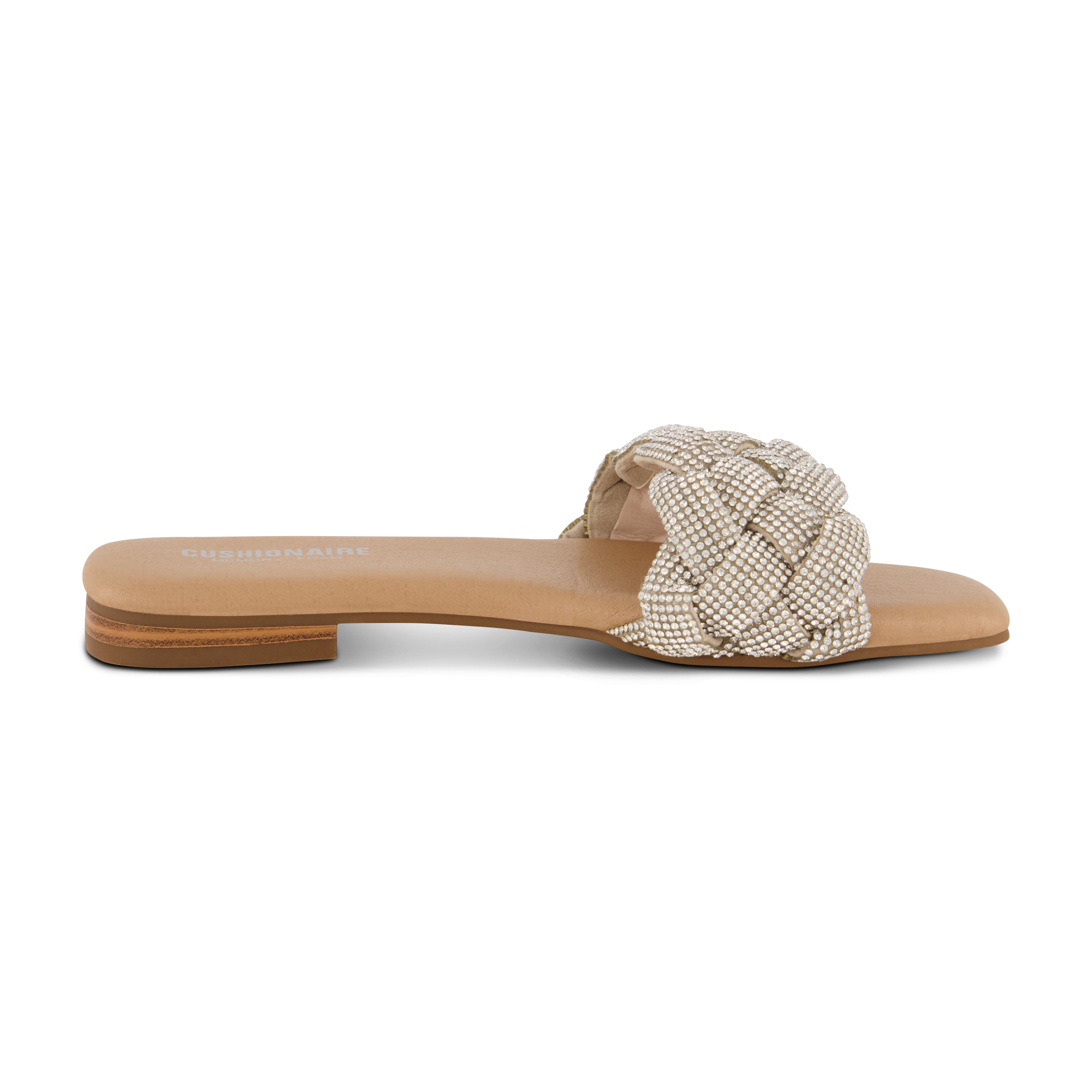 Fisk Woven Rhinestone Sandal