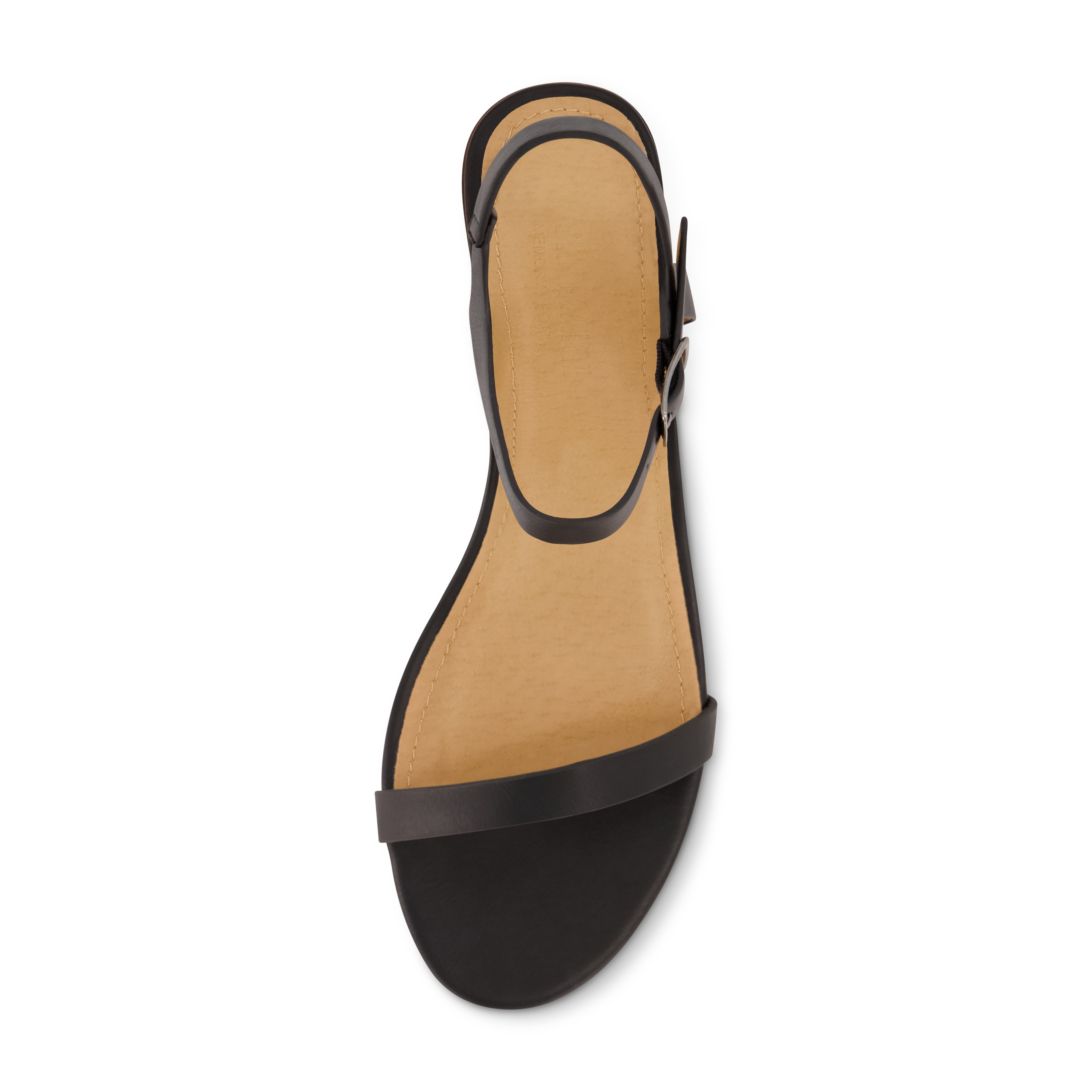 Fontana Casual Heel Sandal Black