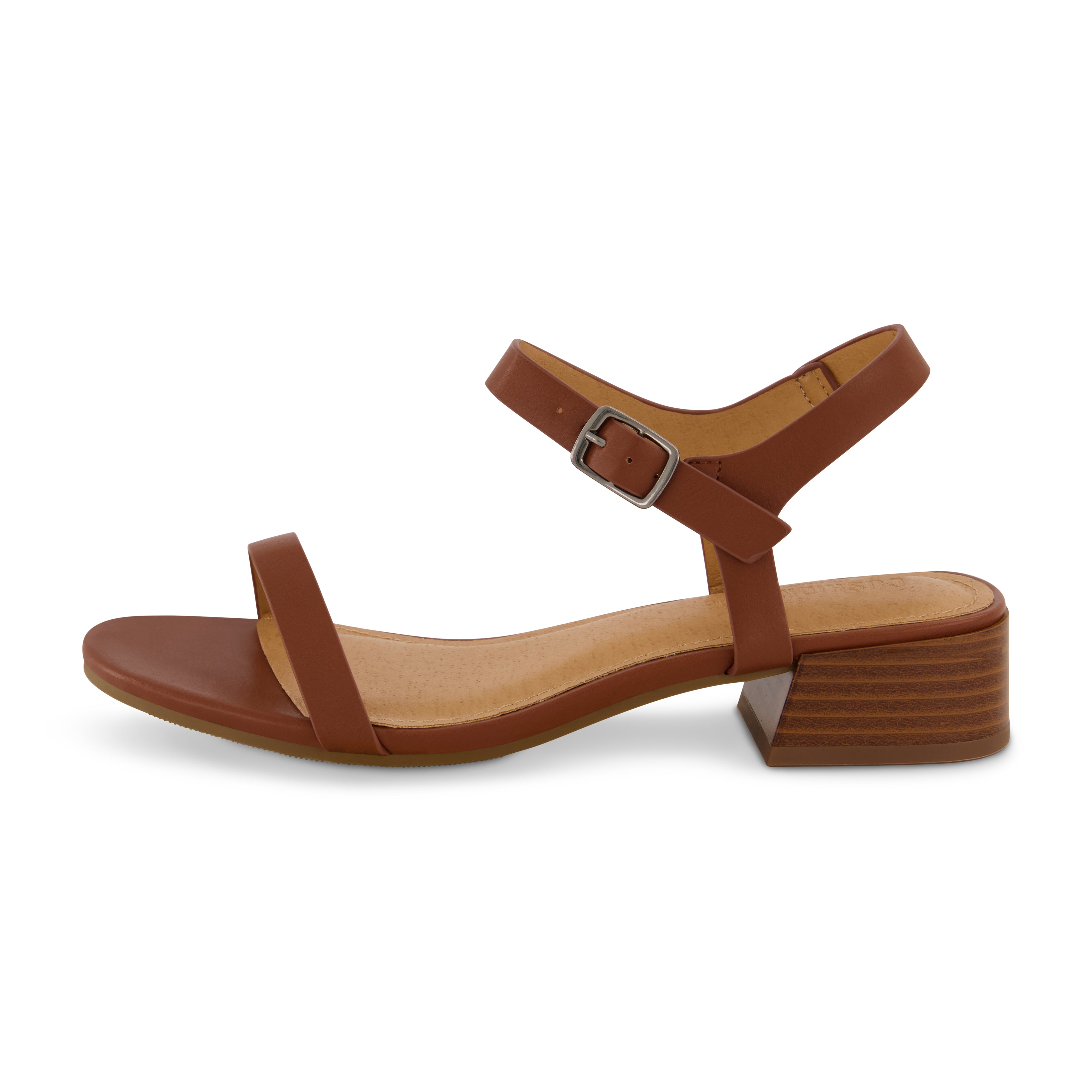 Fontana Casual Heel Sandal Cognac