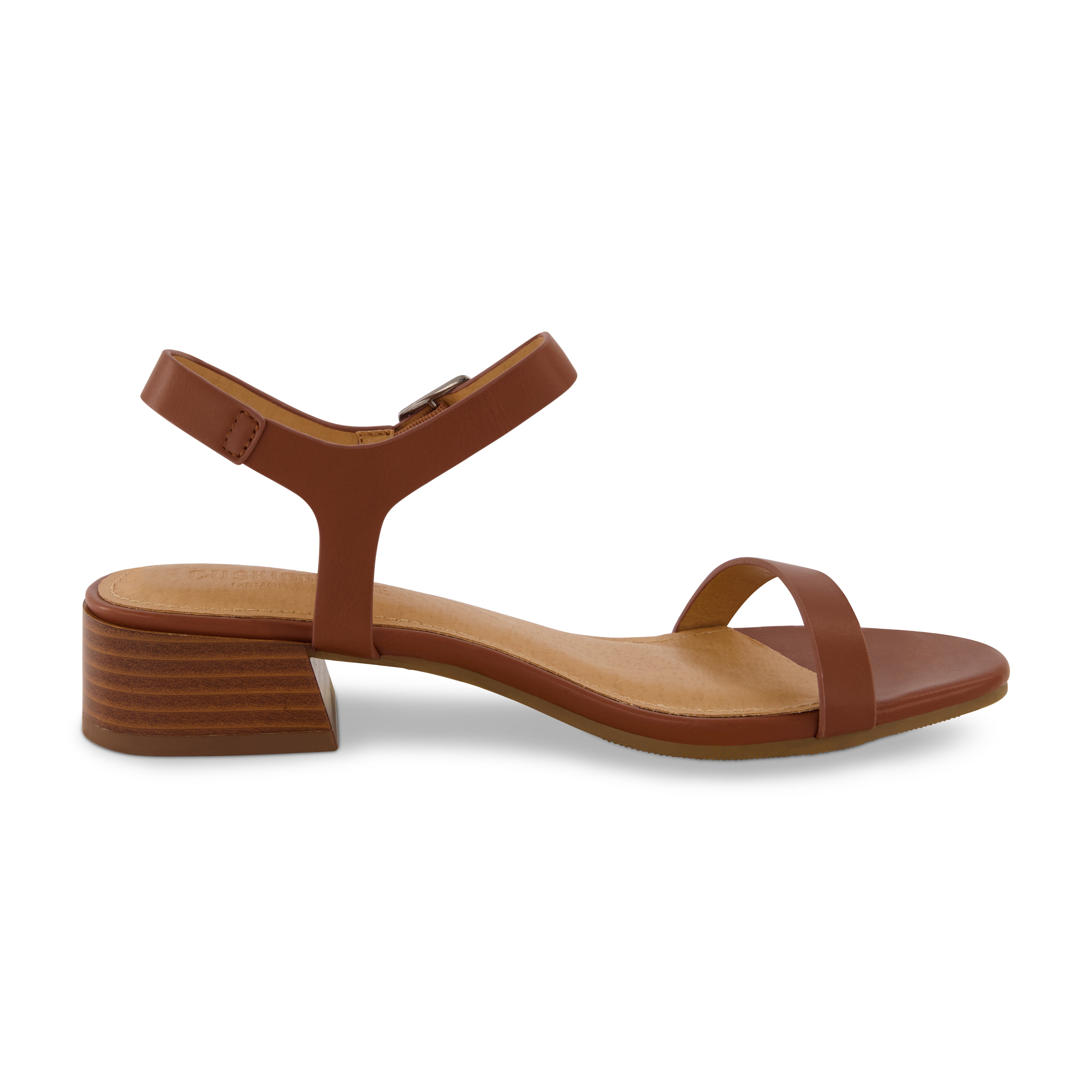 Fontana Casual Heel Sandal Cognac