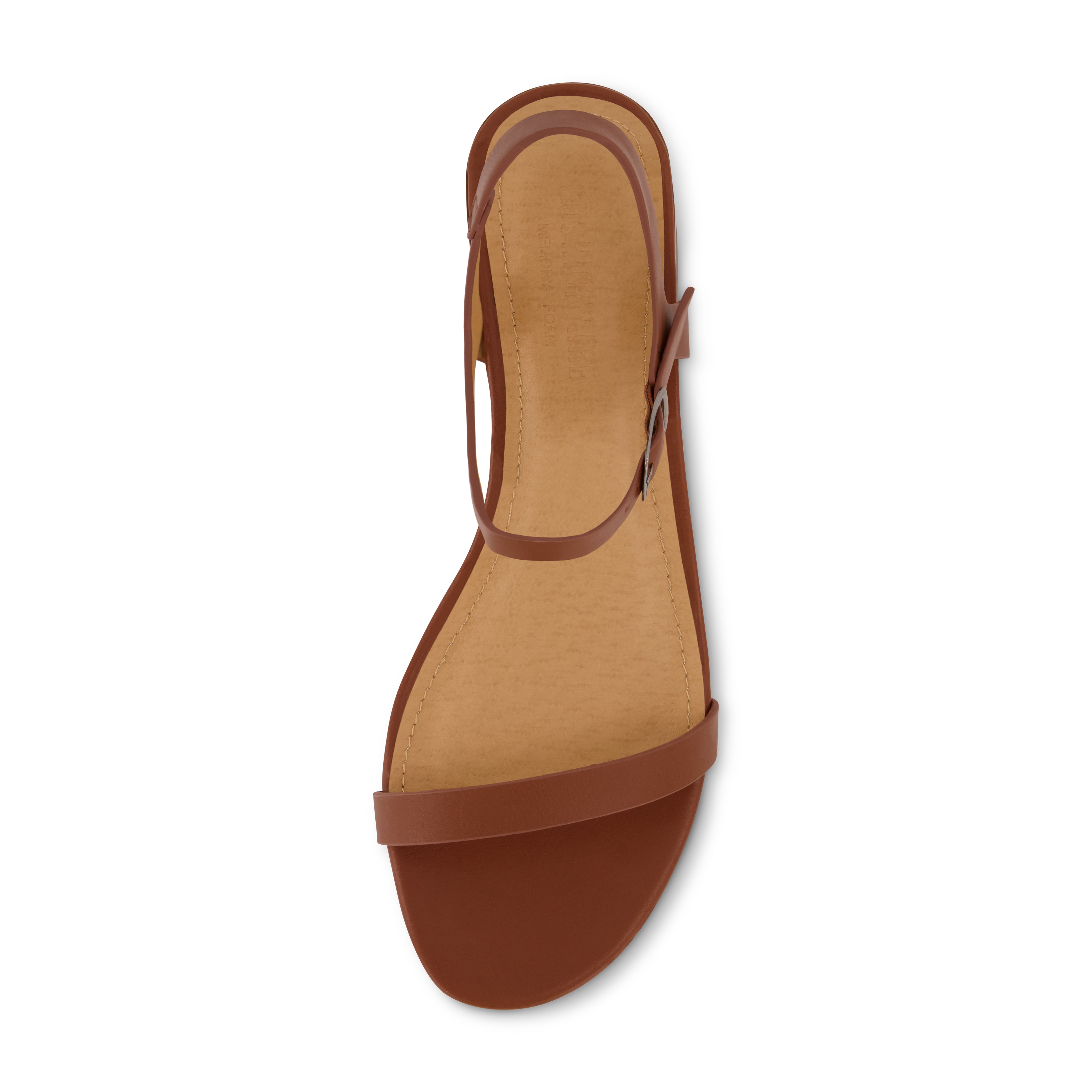 Fontana Casual Heel Sandal Cognac