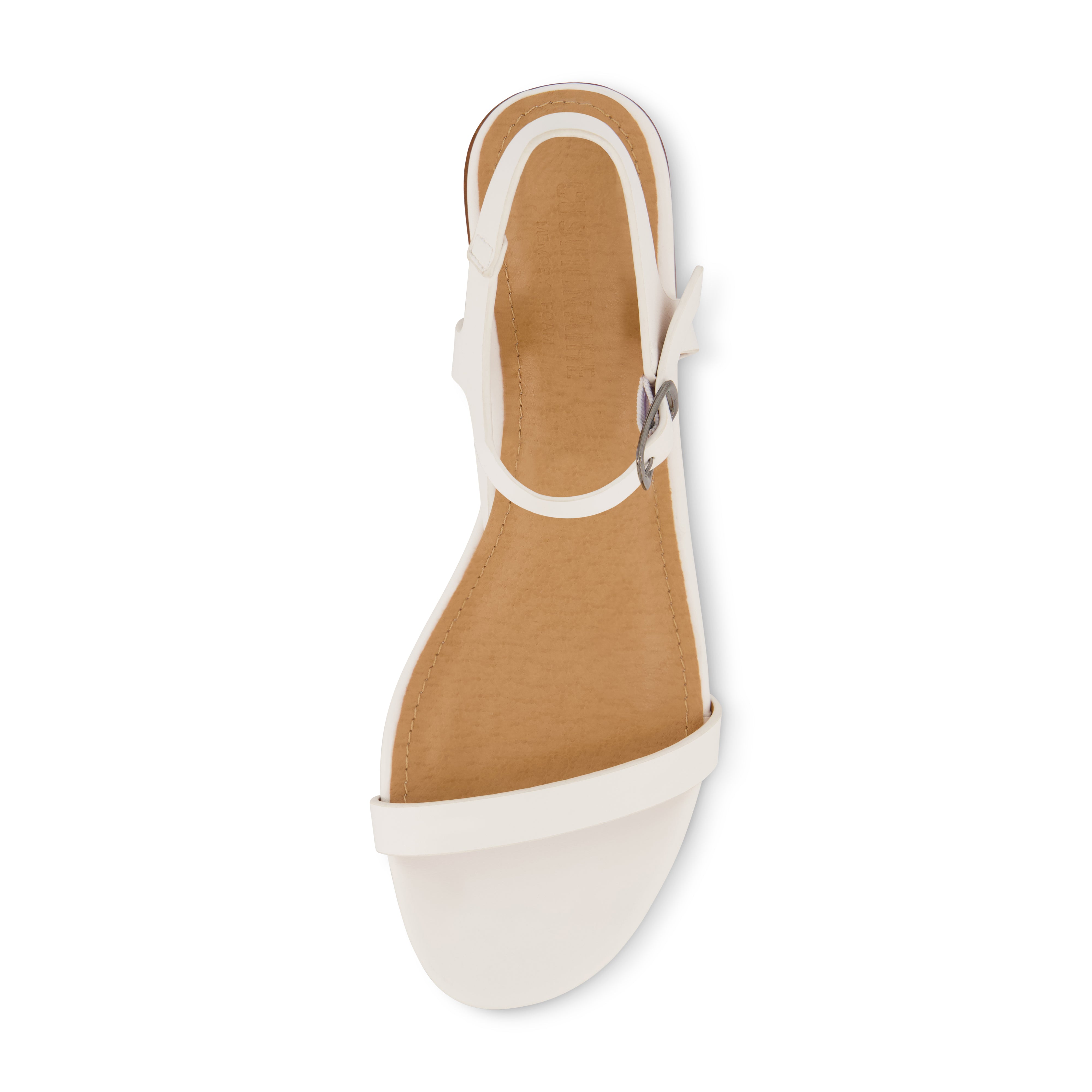 Fontana Casual Heel Sandal White
