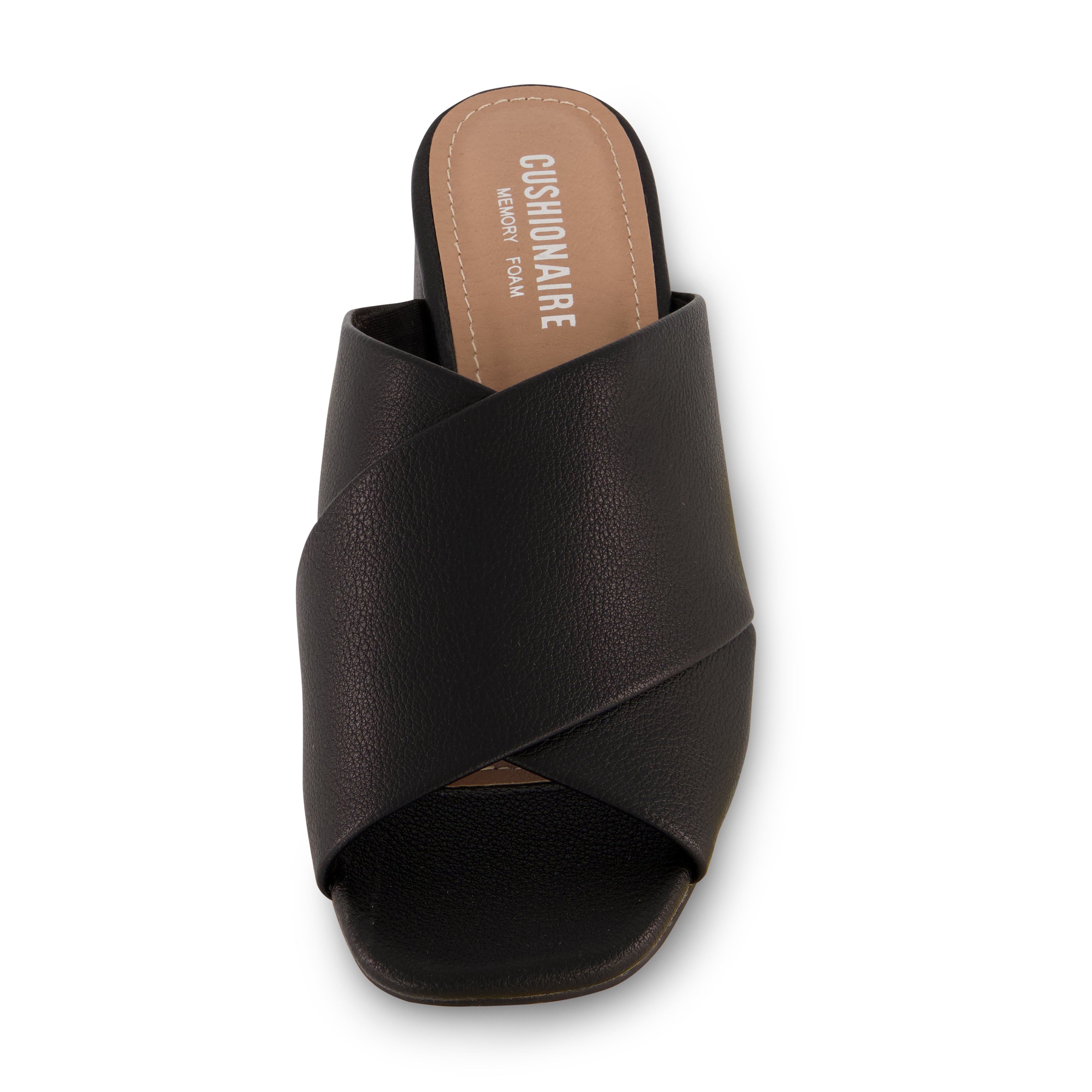 Garland Cross Band Dress Sandal Black