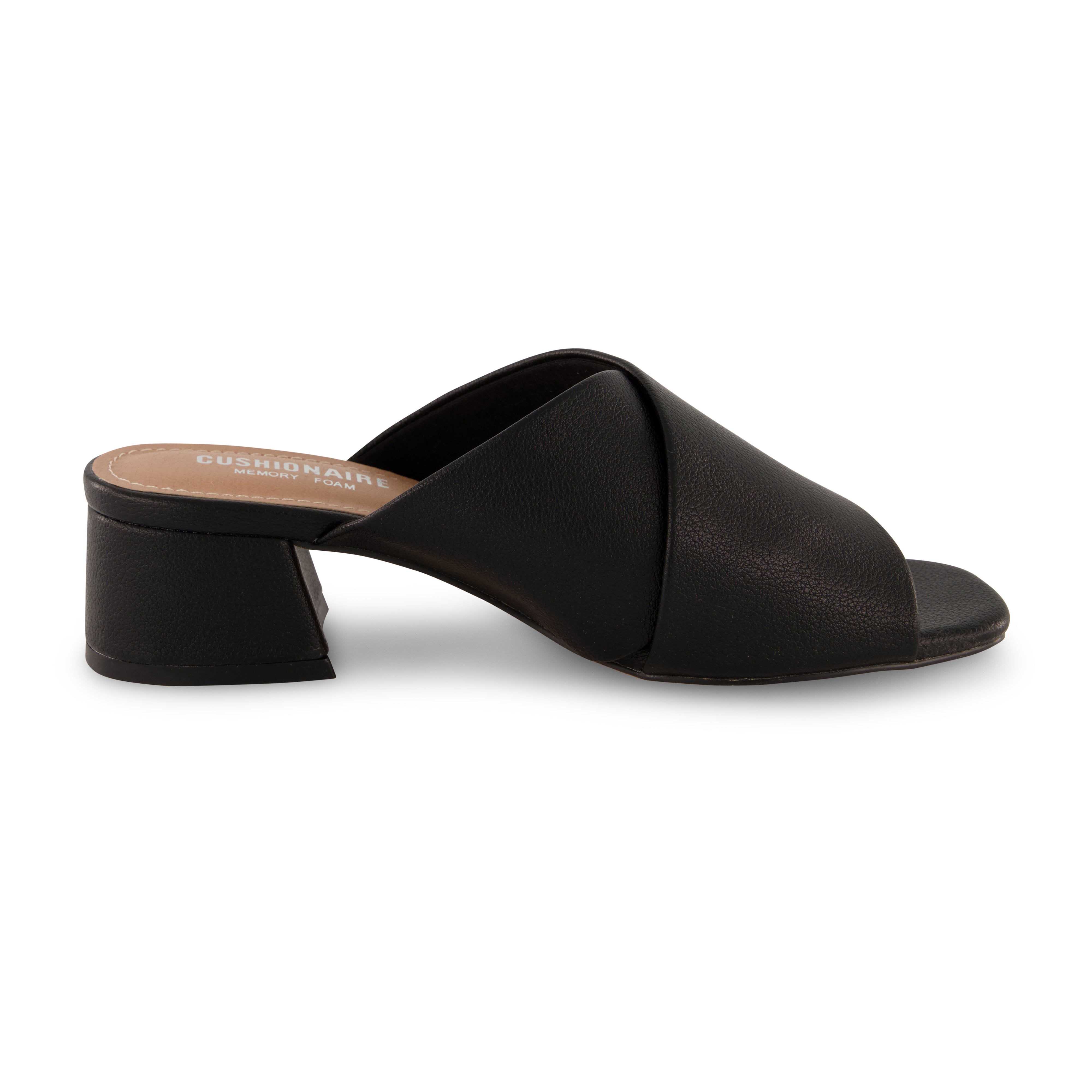 Garland Cross Band Dress Sandal Black