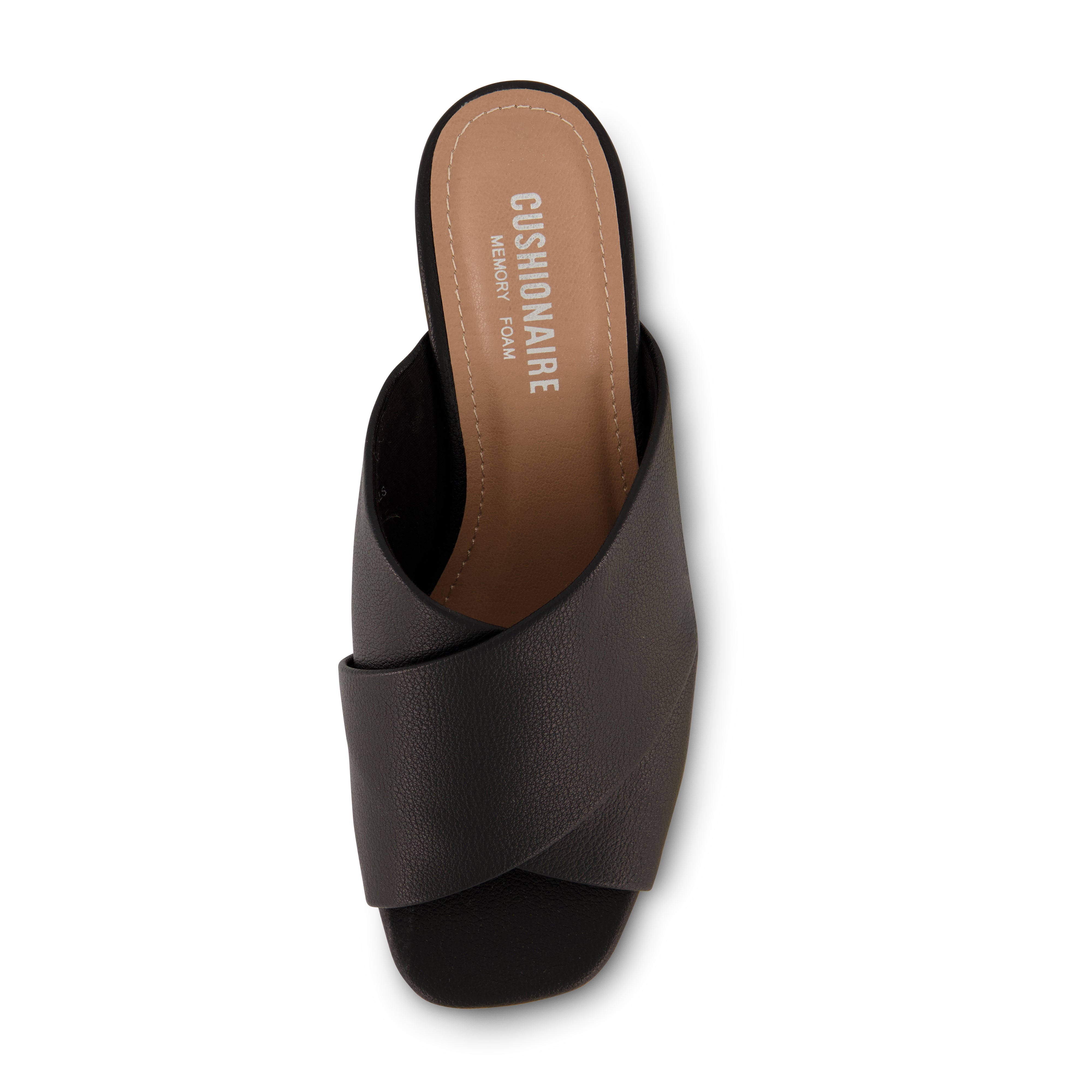 Garland Cross Band Dress Sandal Black