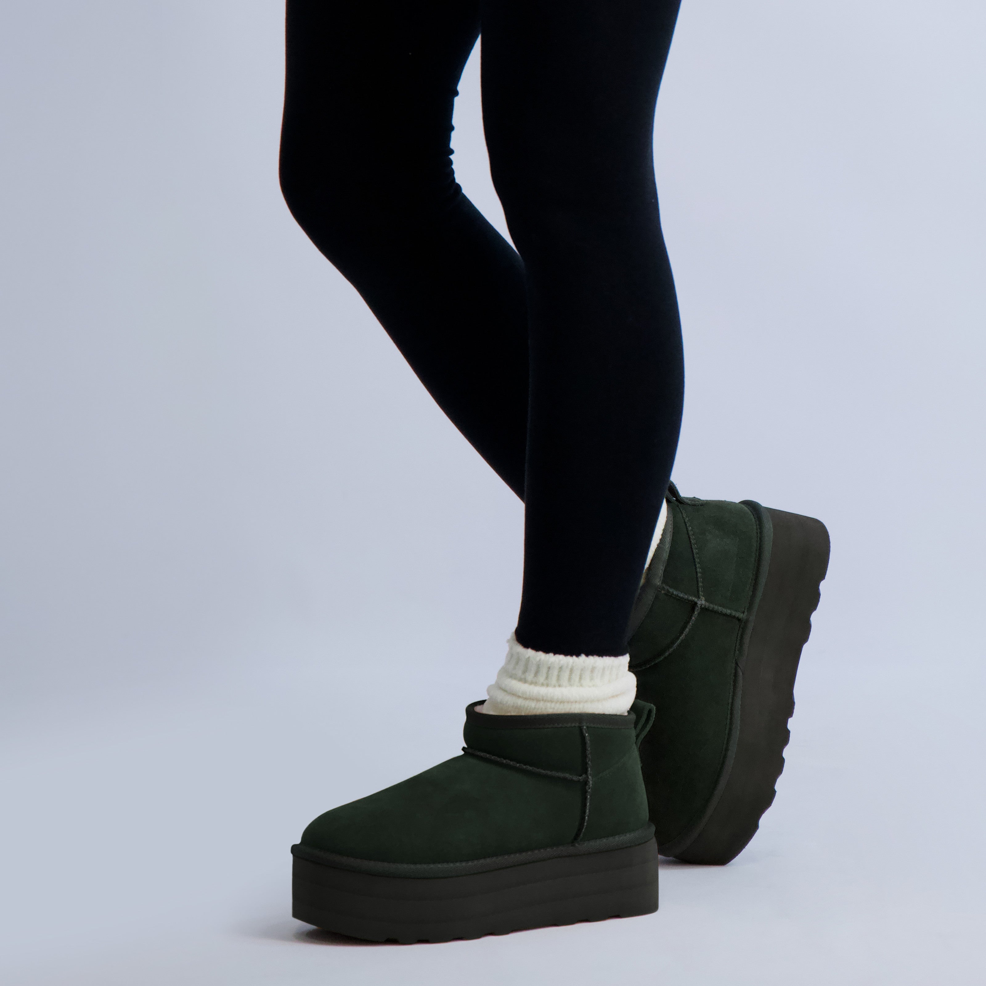 Hippy Cozy Platform Ankle Boot