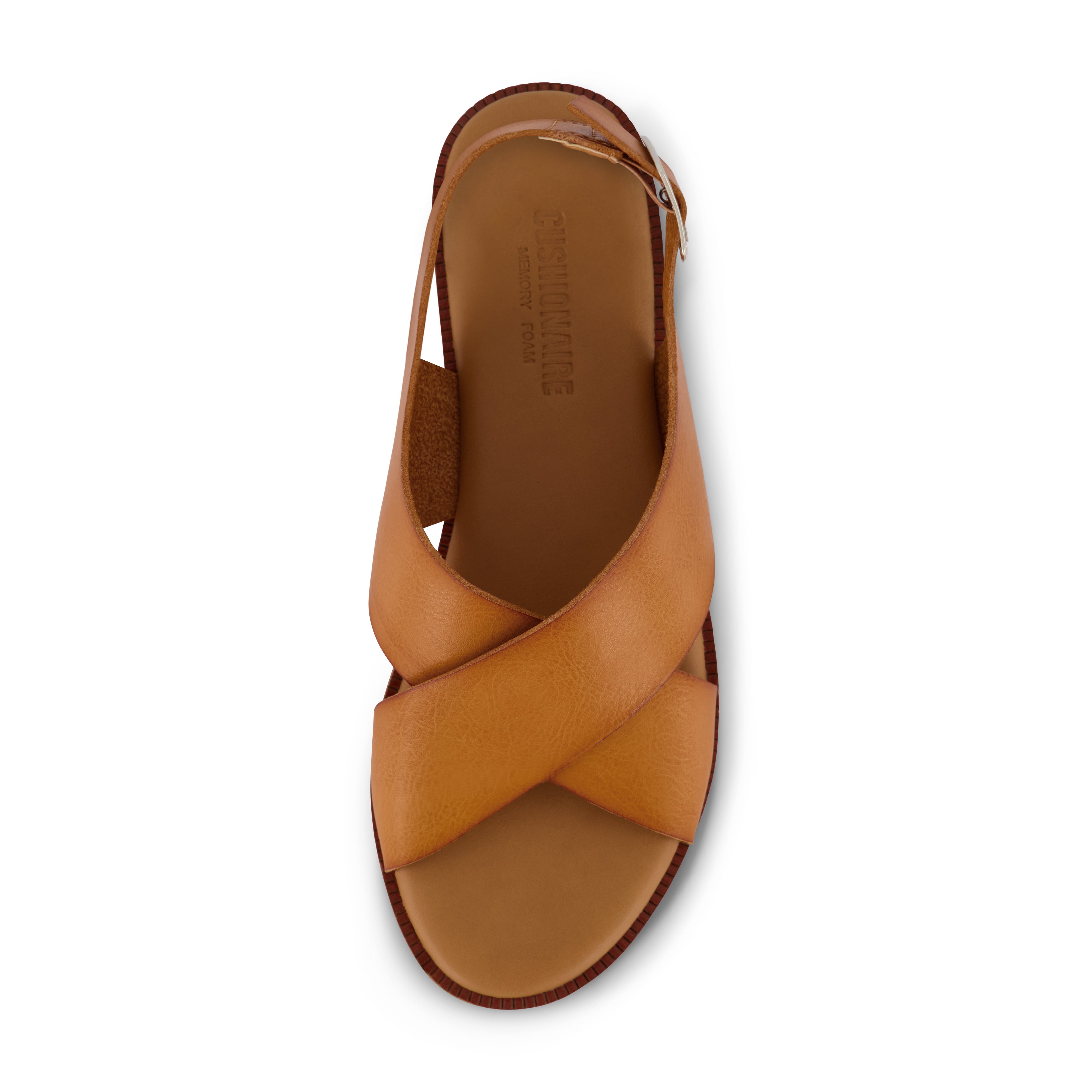 Lake Cross Band Sandal Tan