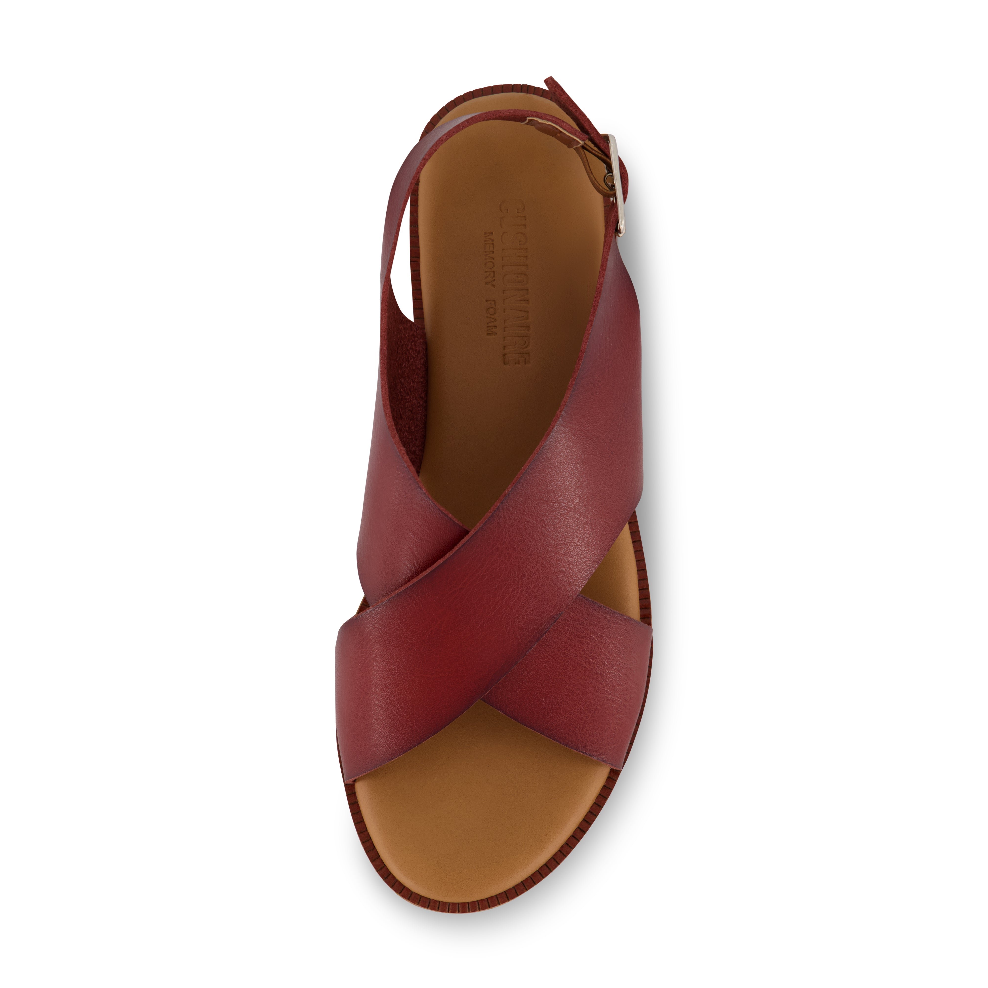 Lake Cross Band Sandal Cognac