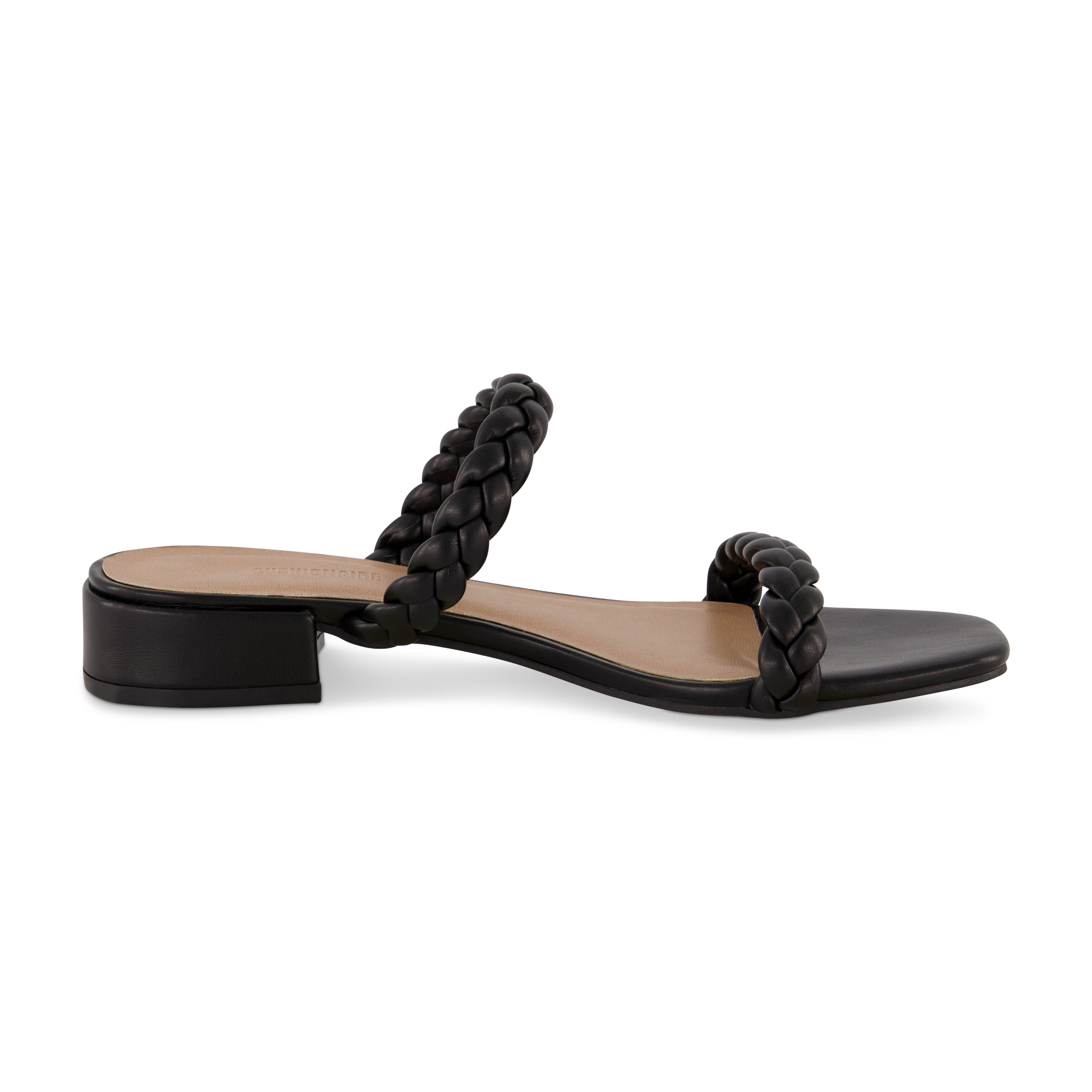 Neptune Braided Two Band Block Heel Sandal