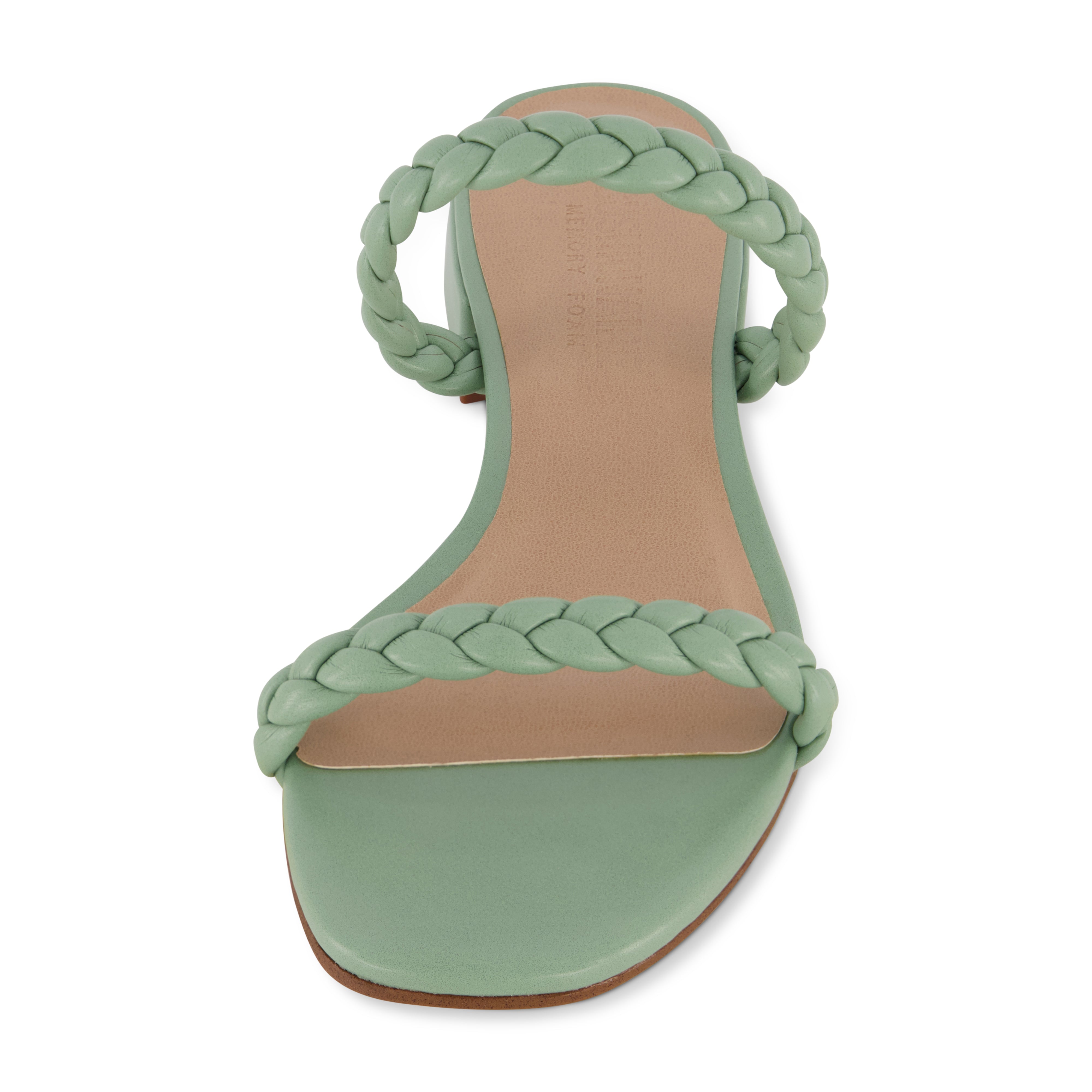 Neptune Braided Two Band Block Heel Sandal