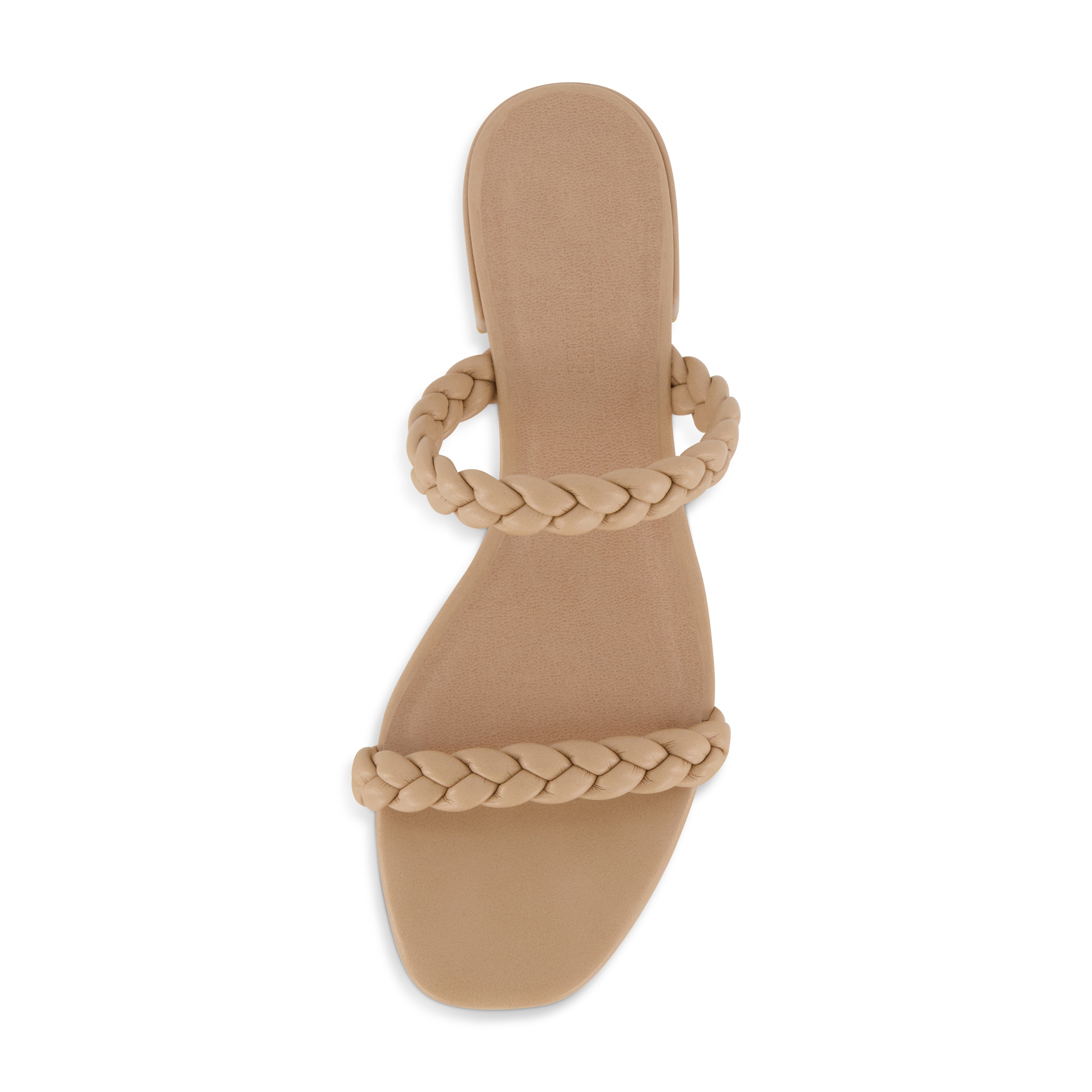 Neptune Braided Two Band Block Heel Sandal