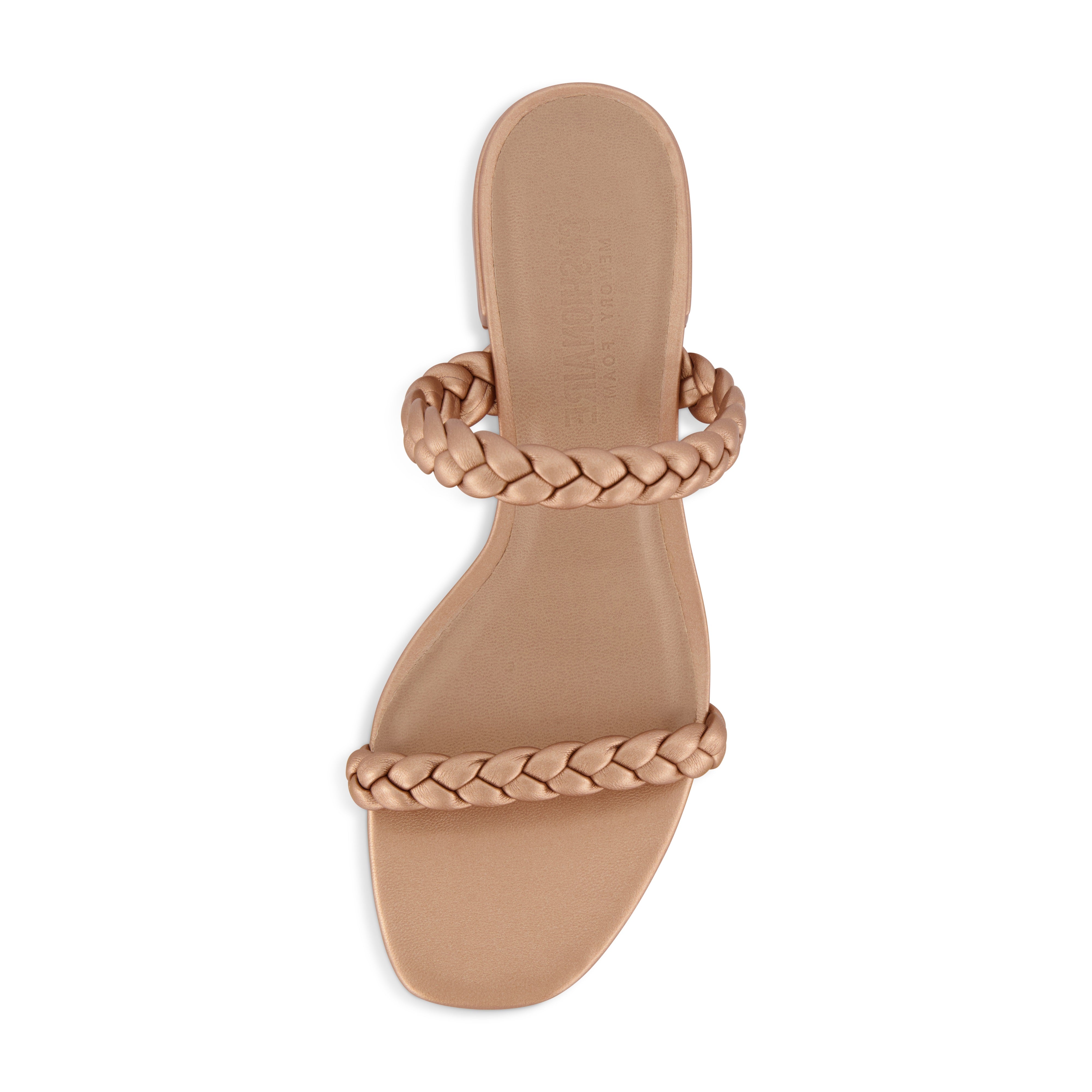 Neptune Braided Two Band Block Heel Sandal