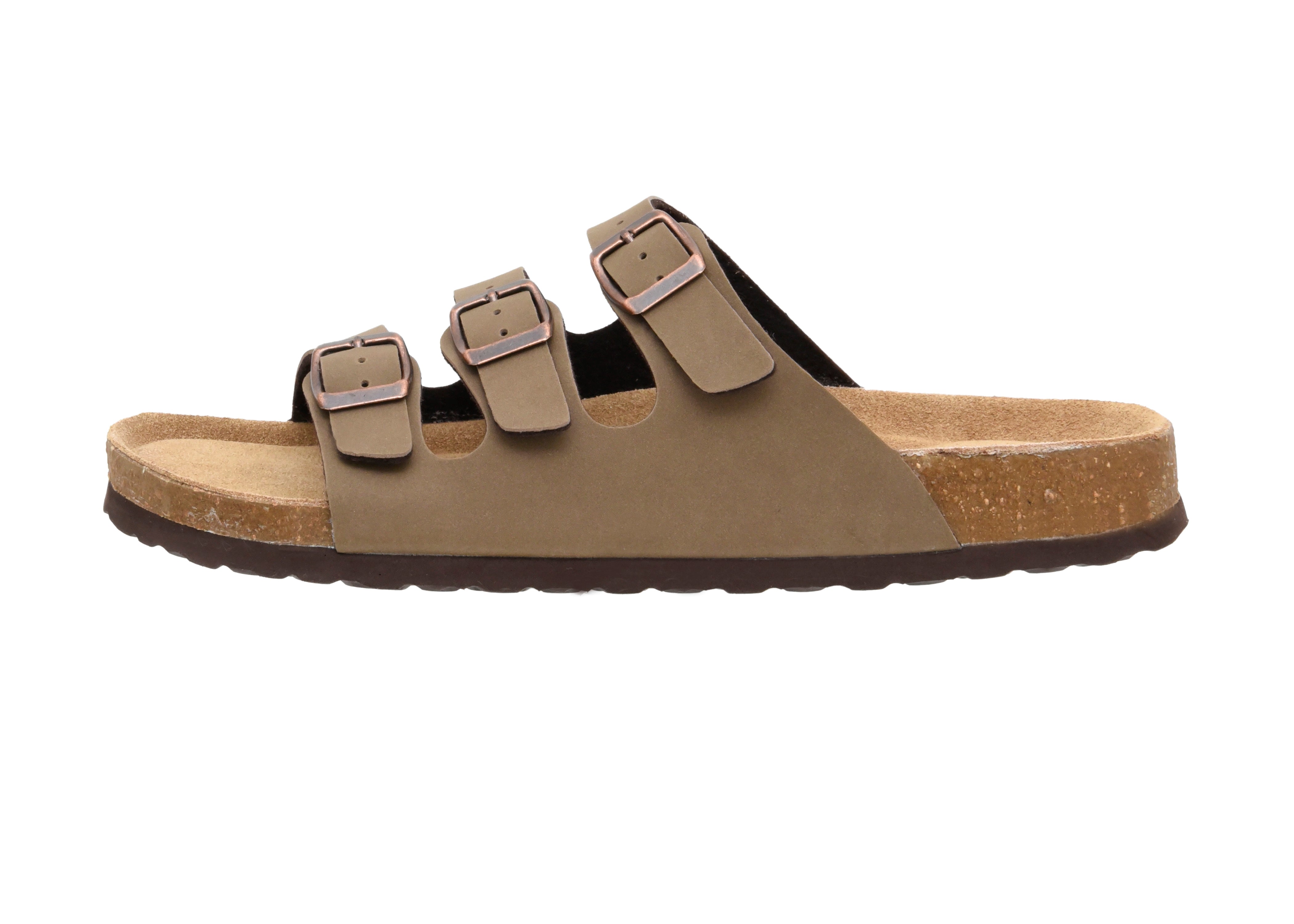 Lela Men's Triple Band Cork Footbed Sandal