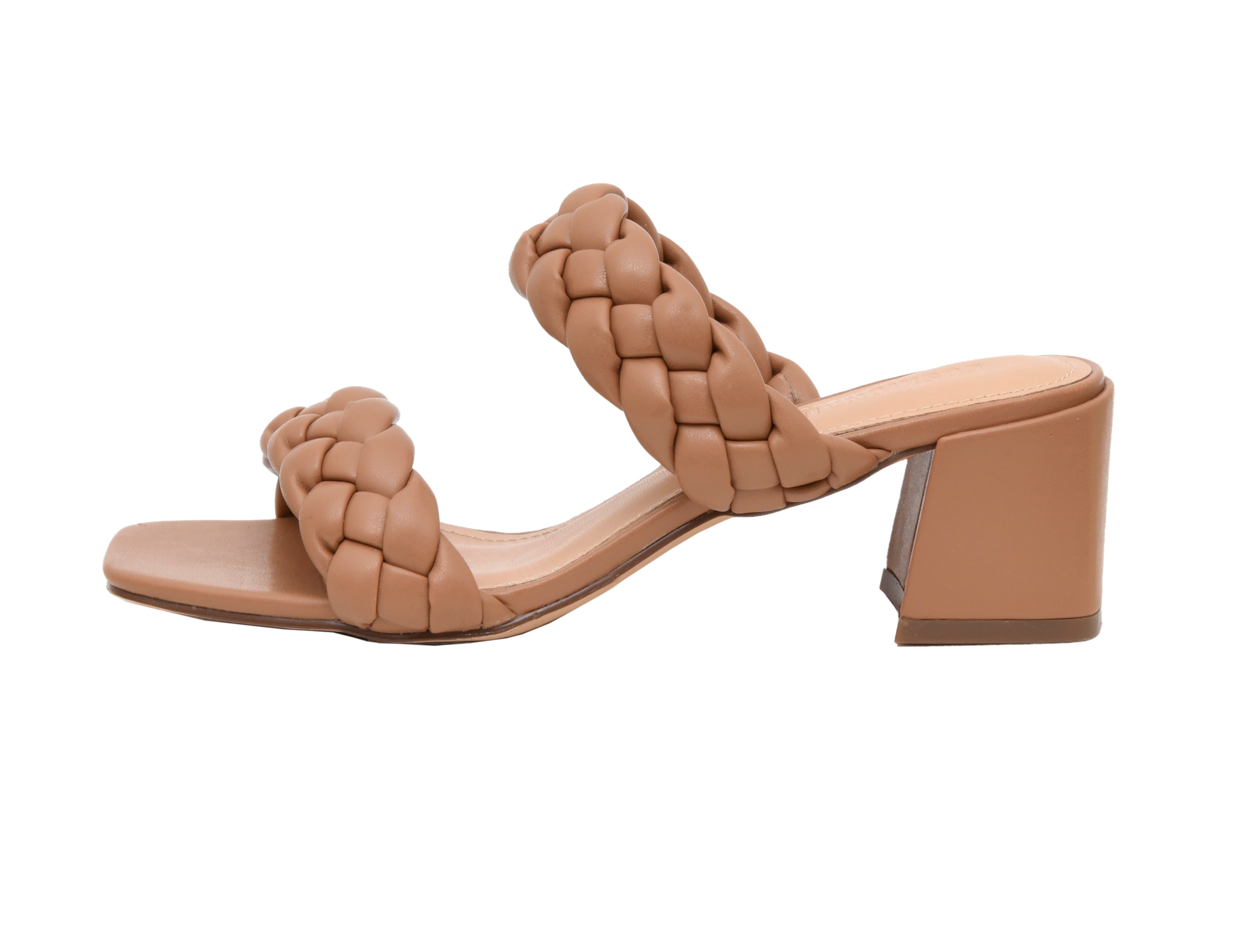 Onyx Braided Two Band Sandal Neutral