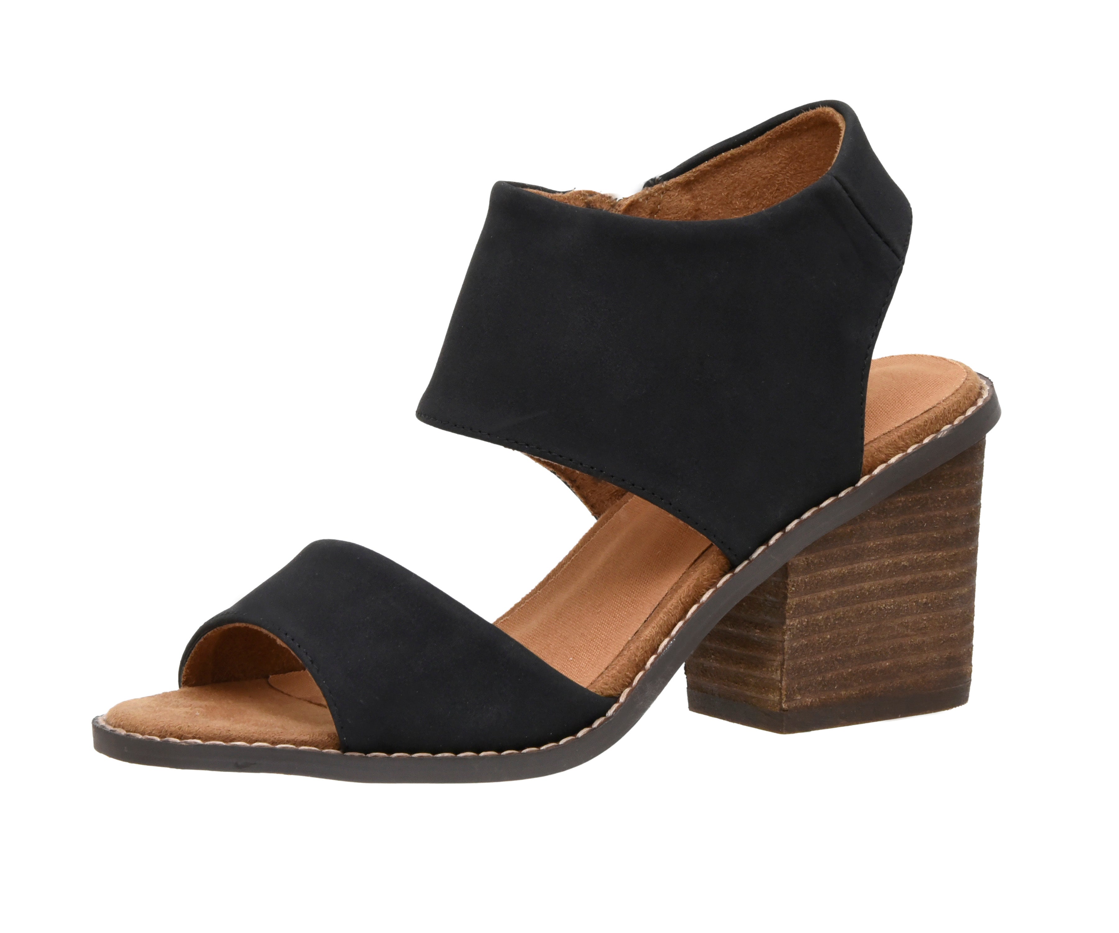 Rosanna Open Heel Sandal Black