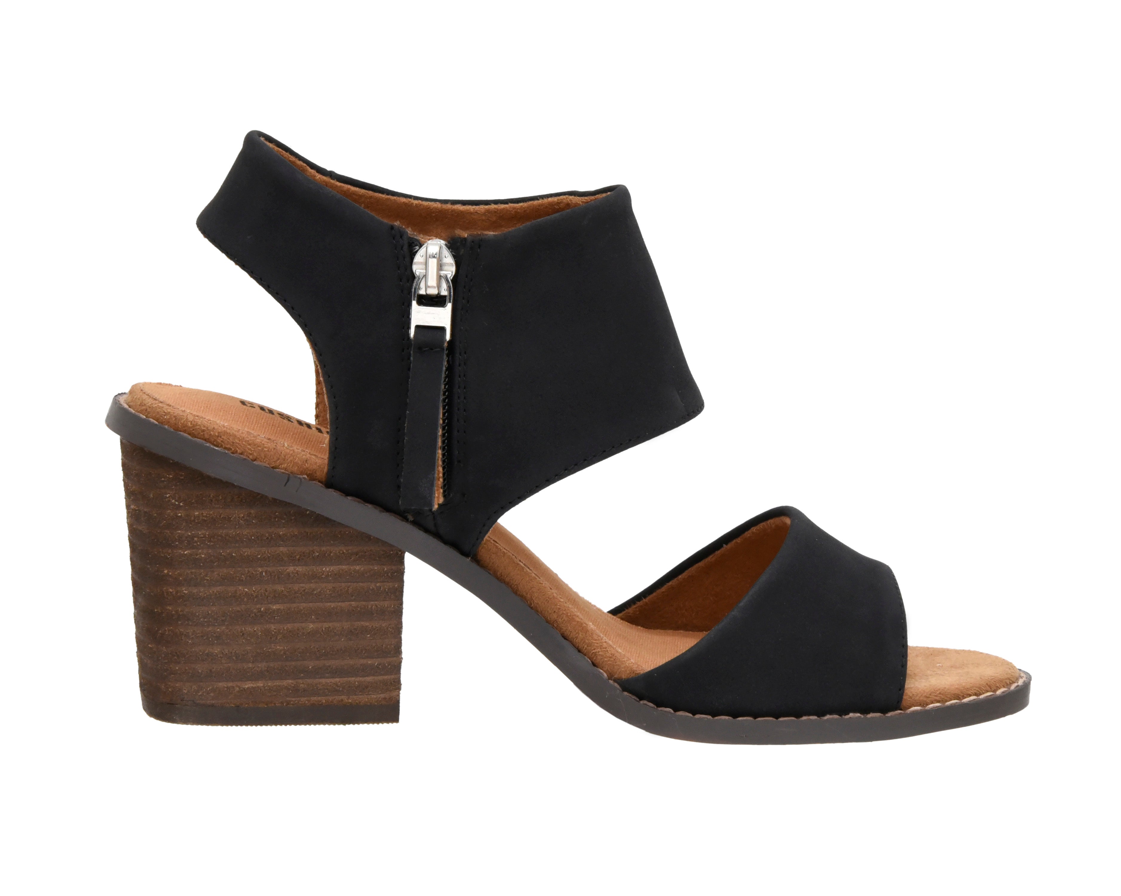 Rosanna Open Heel Sandal Black