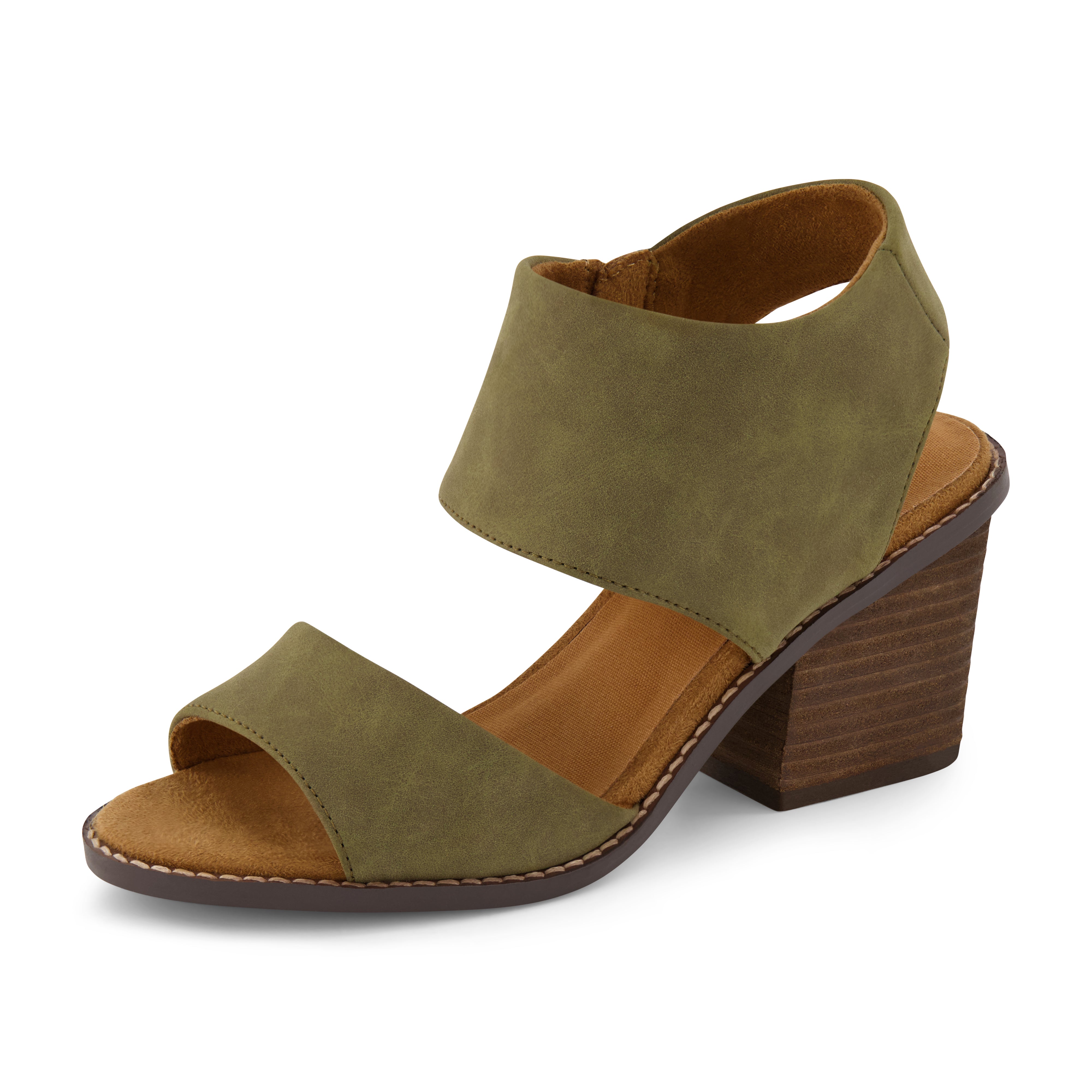 Rosanna Open Heel Sandal Khaki