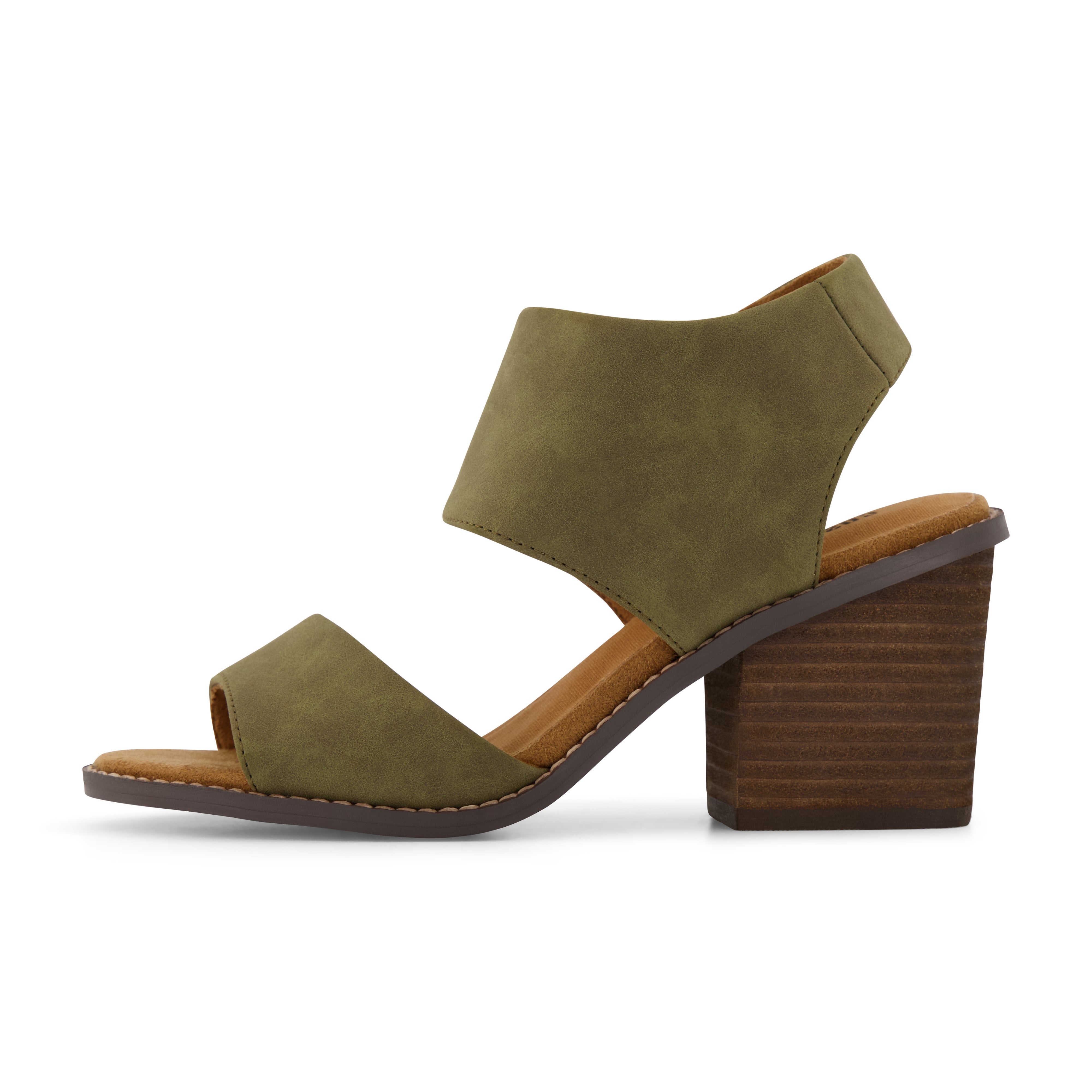 Rosanna Open Heel Sandal Khaki