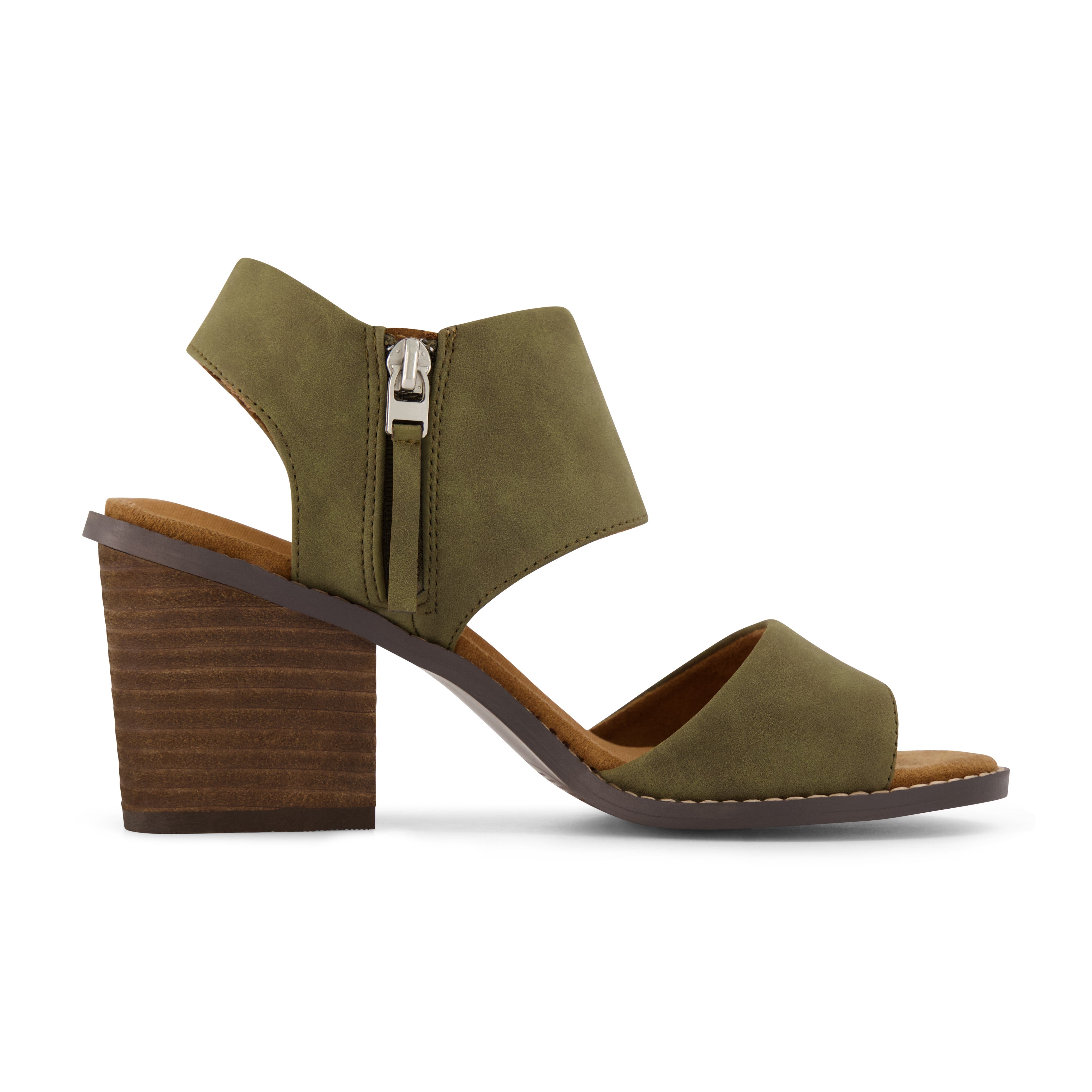 Rosanna Open Heel Sandal Khaki