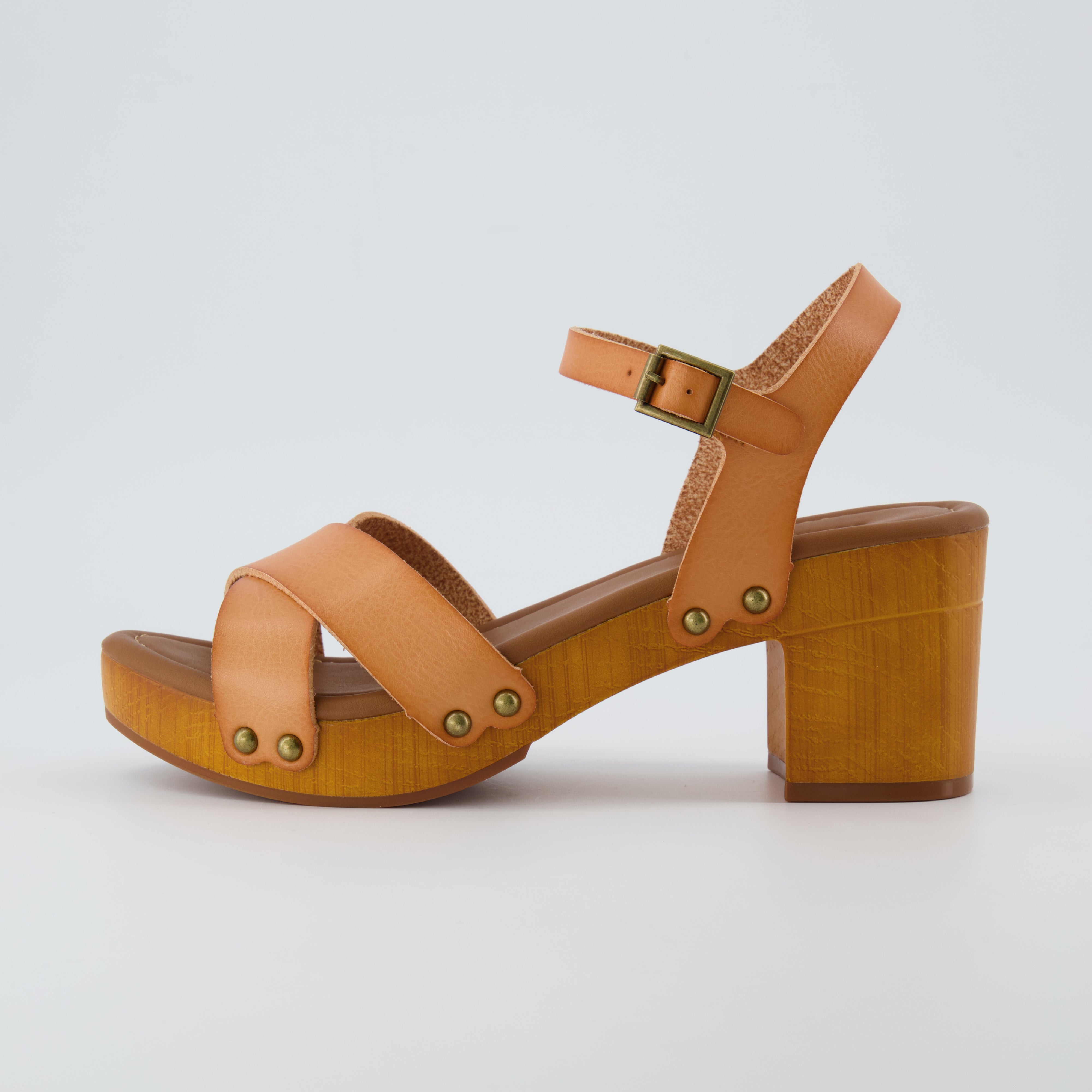 Slate Faux Wood Sandals