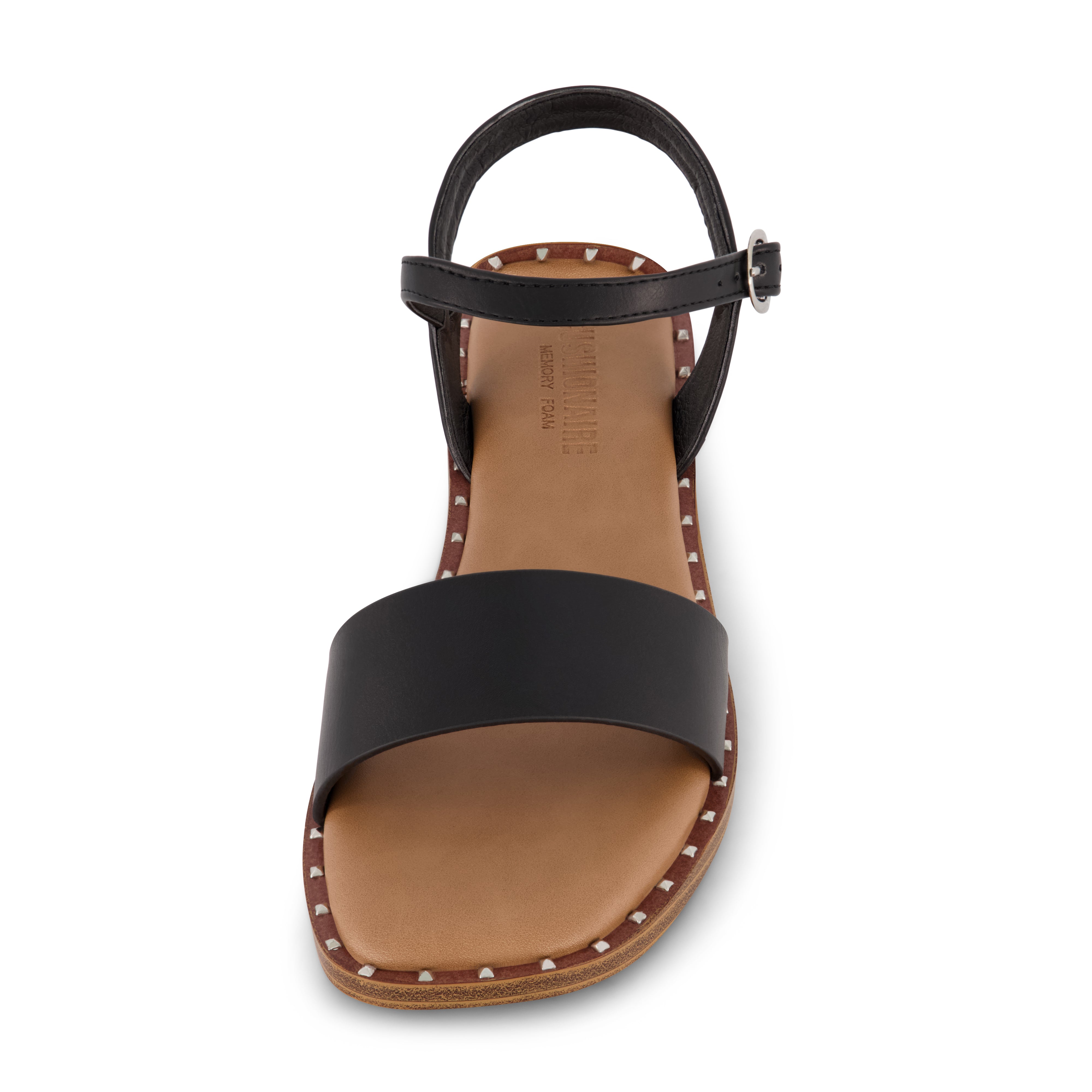 Verona Studded One Band Sandal Black