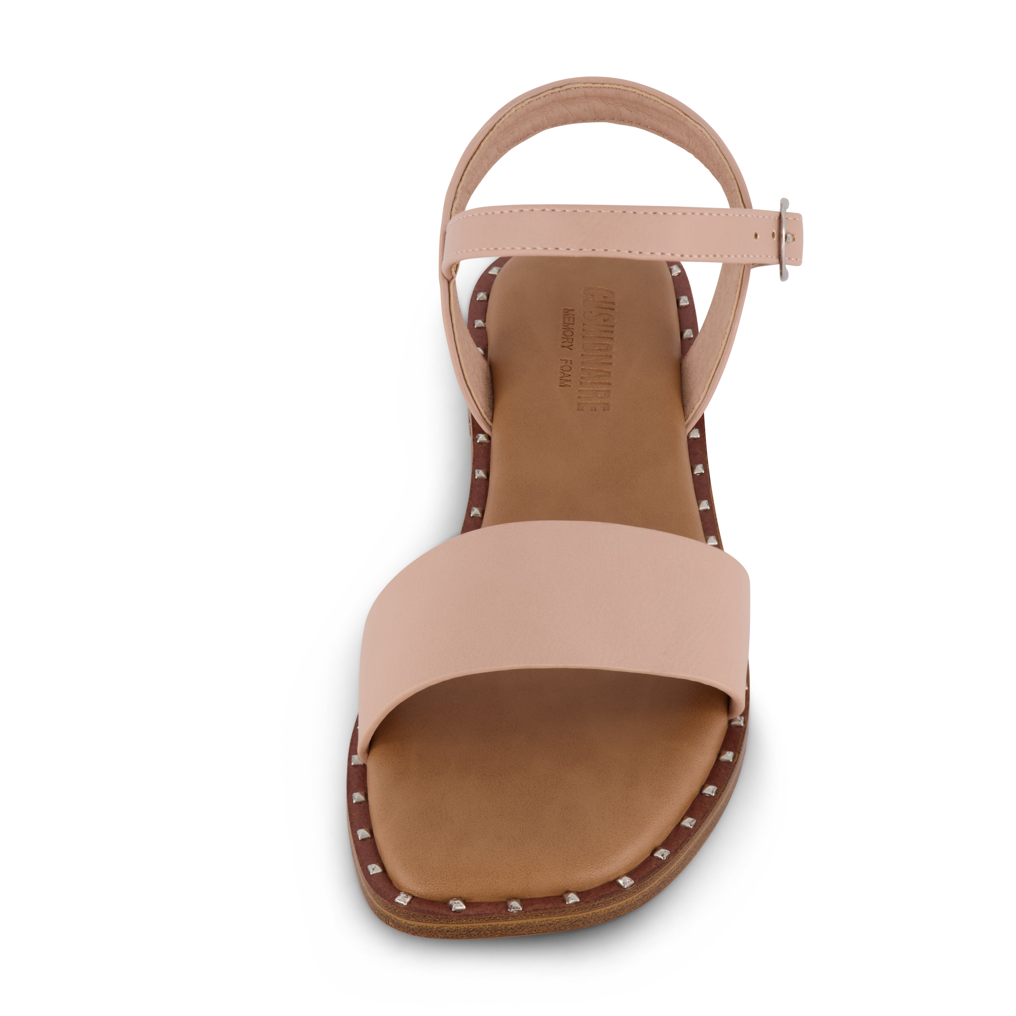 Verona Studded One Band Sandal Blush