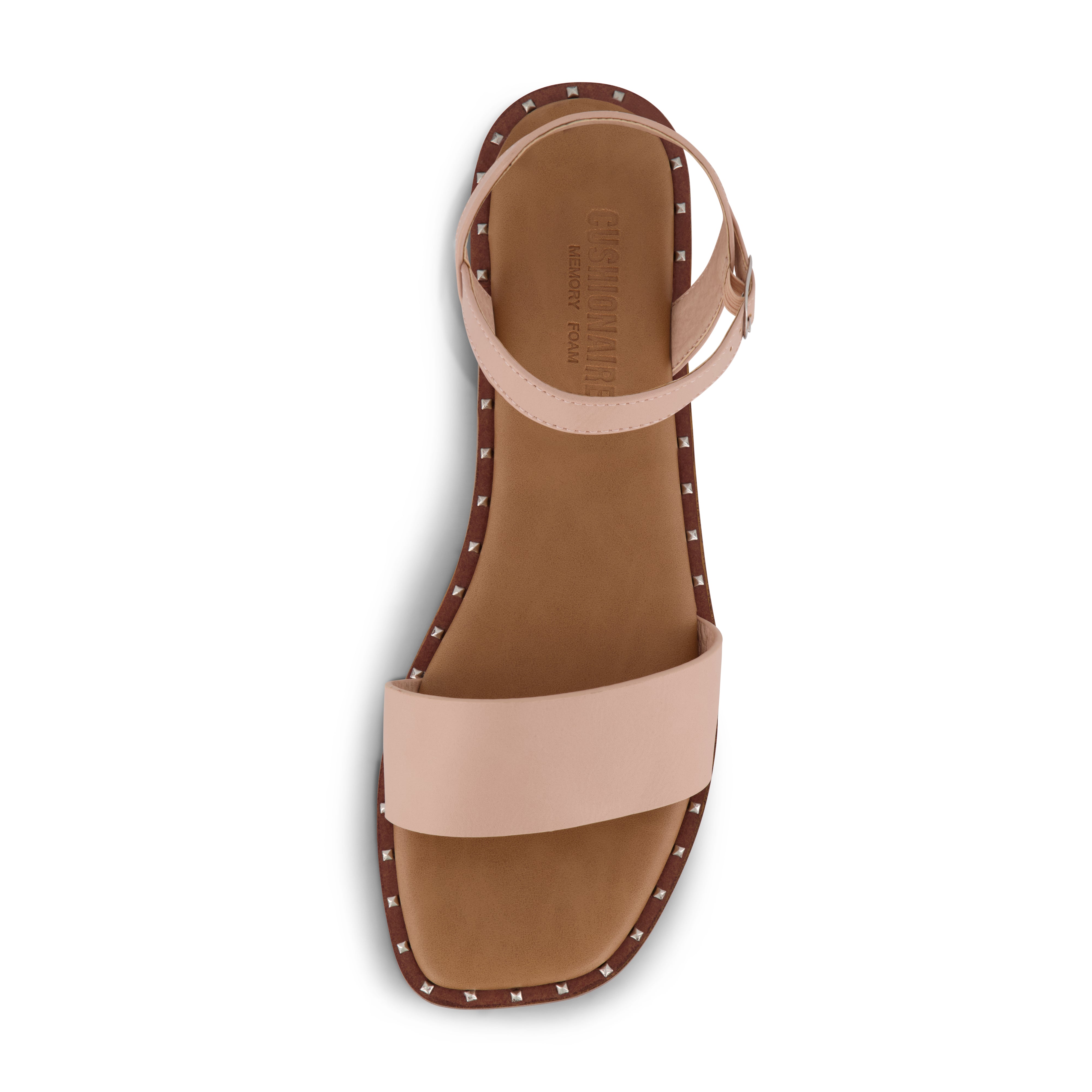Verona Studded One Band Sandal Blush
