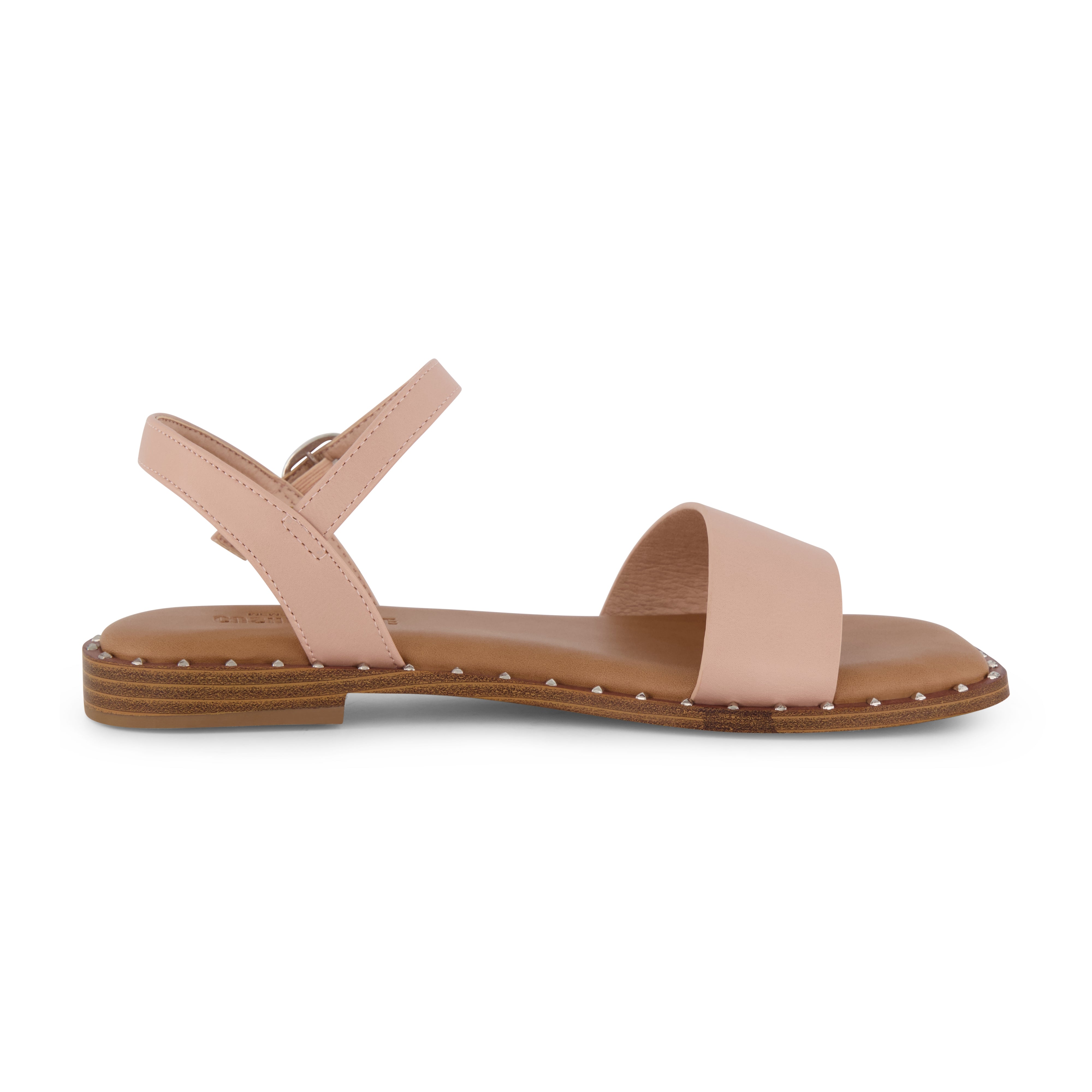 Verona Studded One Band Sandal Blush