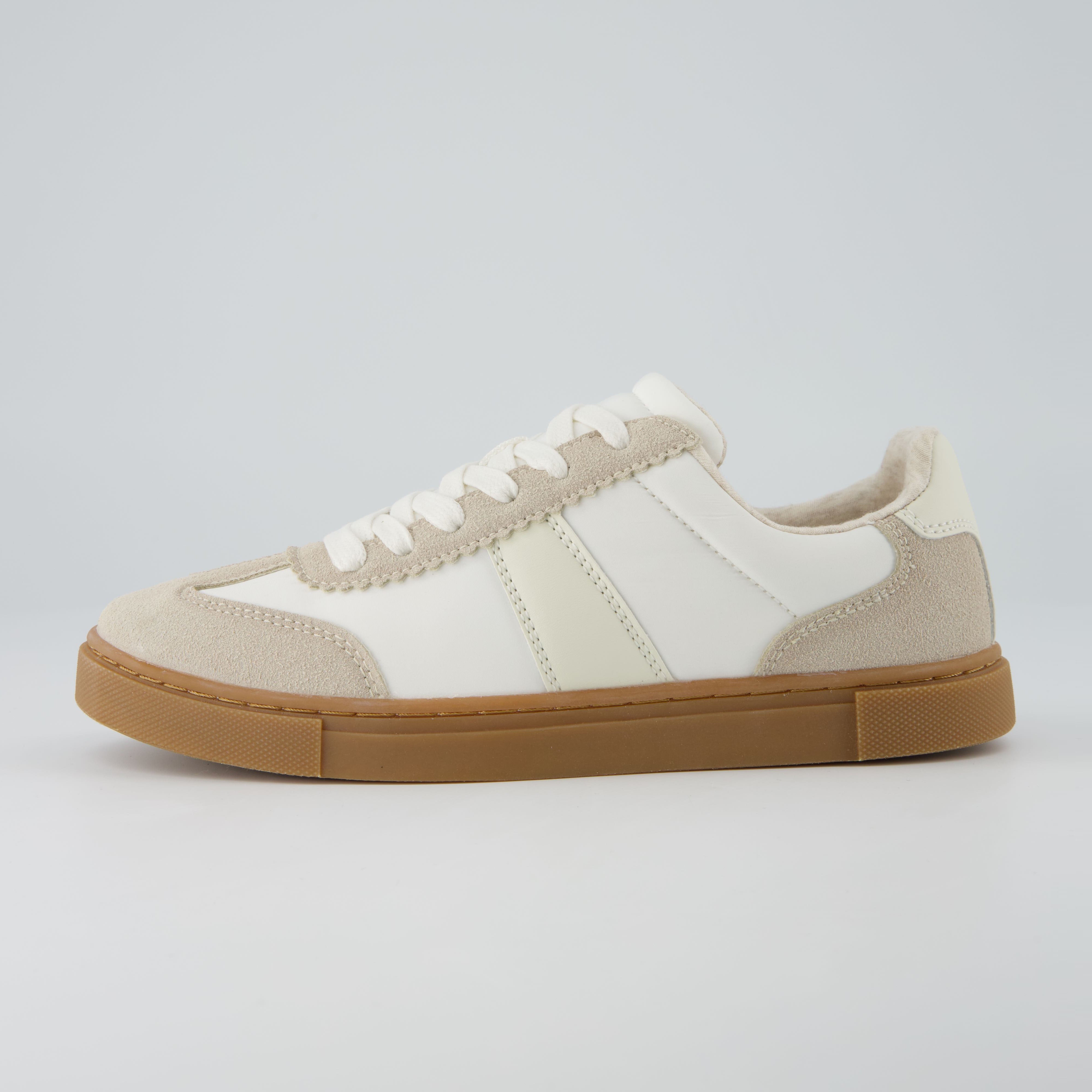 Balance Lace Up Sneaker Ivory