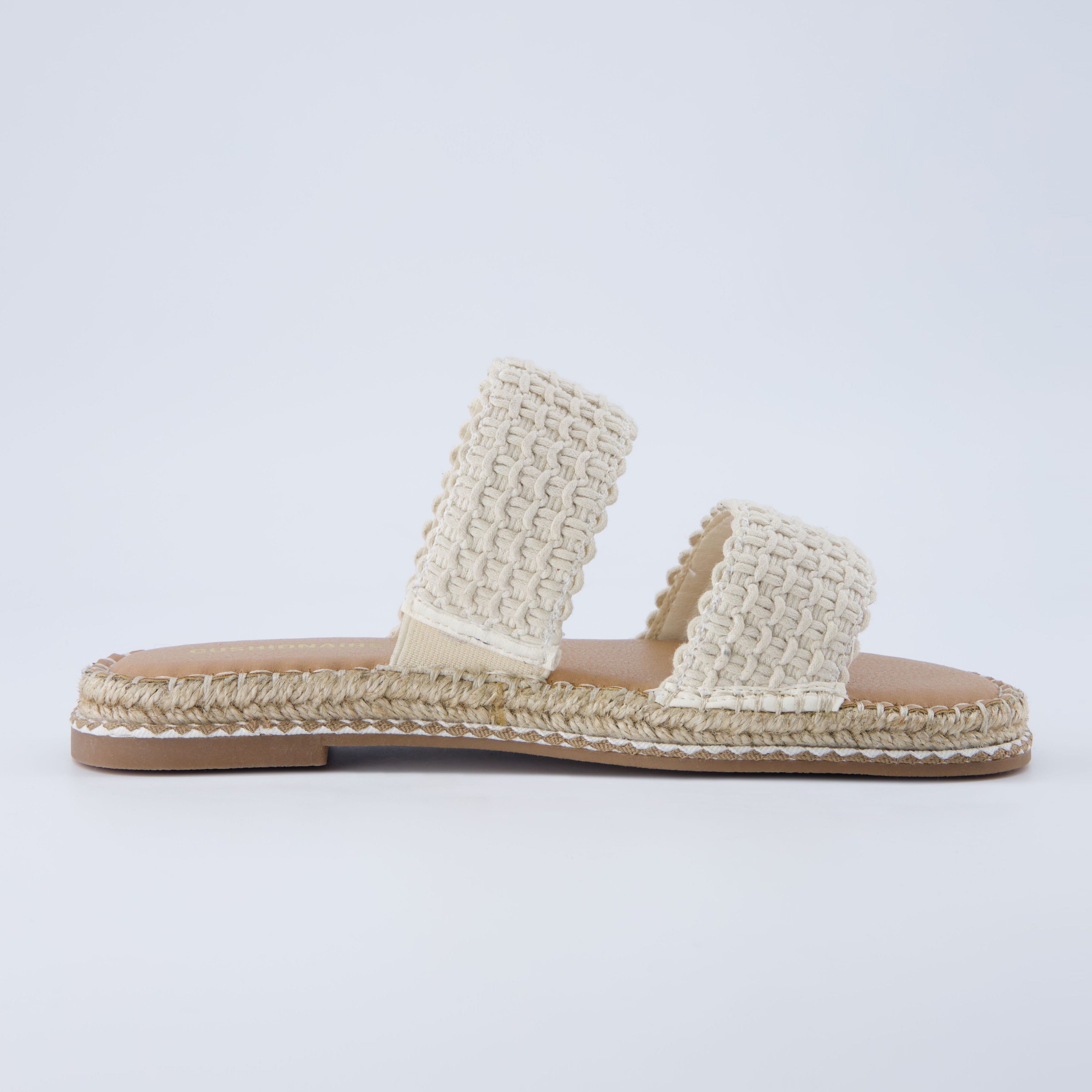 Bhendi Espadrille Sandal Cream Fabric