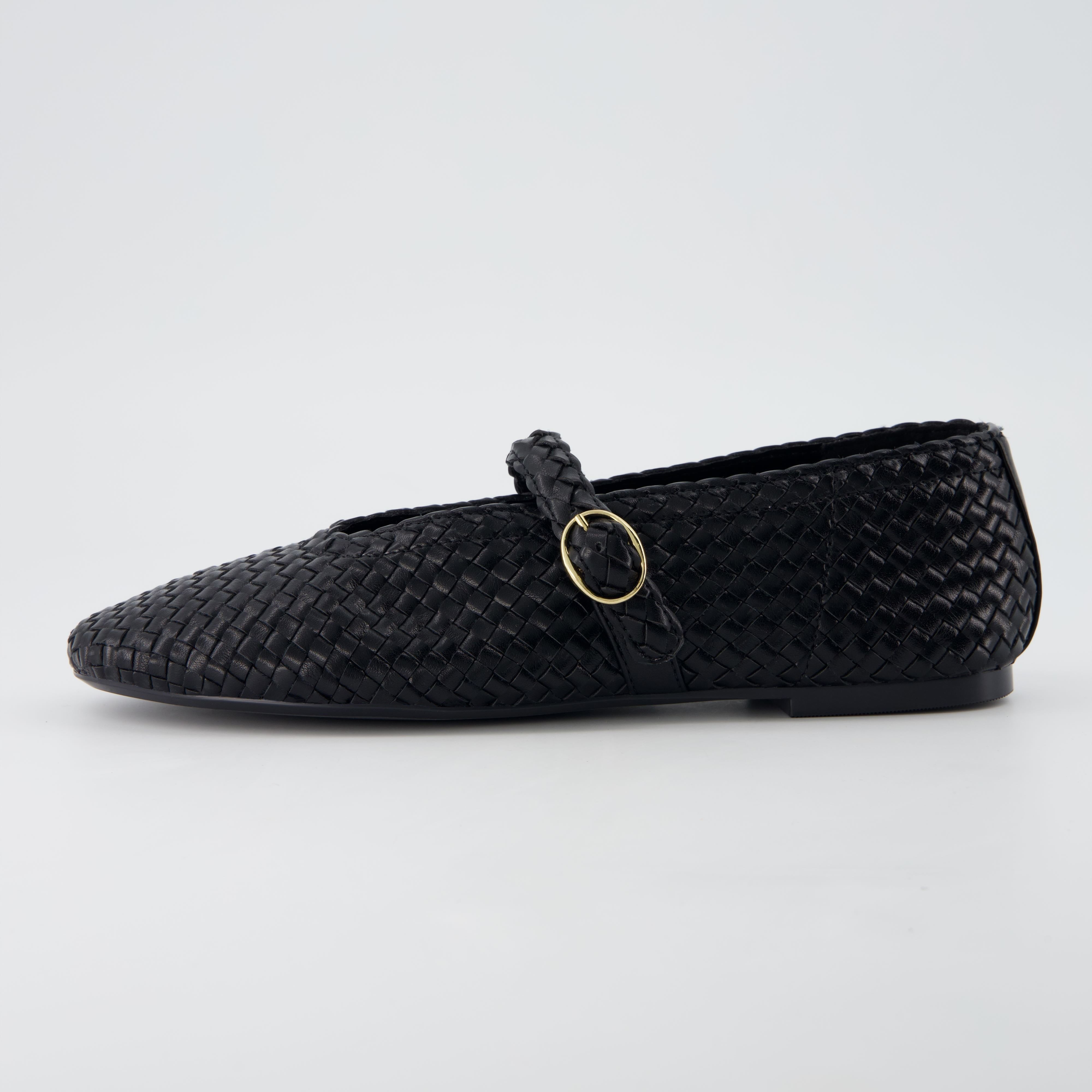 Bistro Woven Mary Jane Black