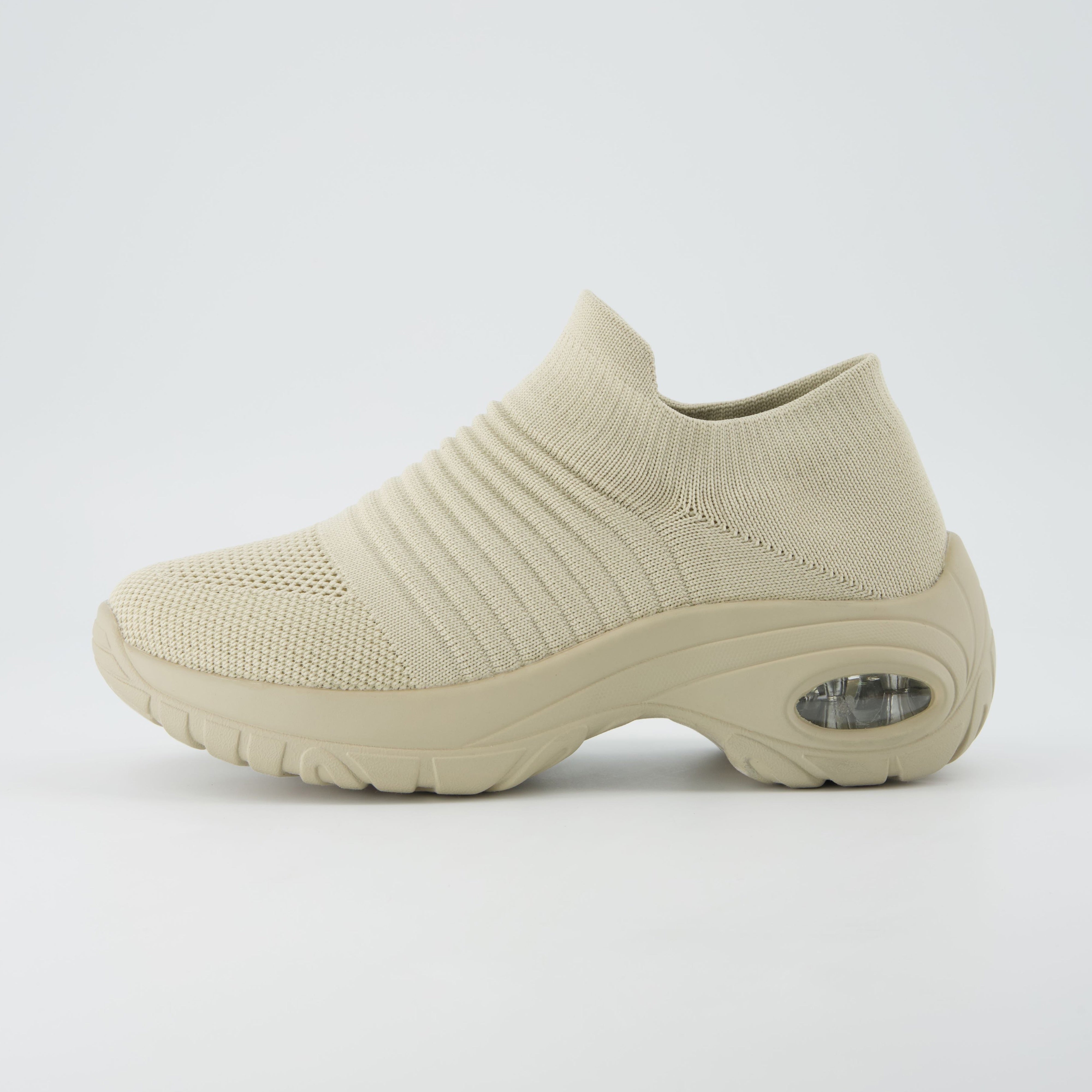 Breeze Knit Trainer Taupe