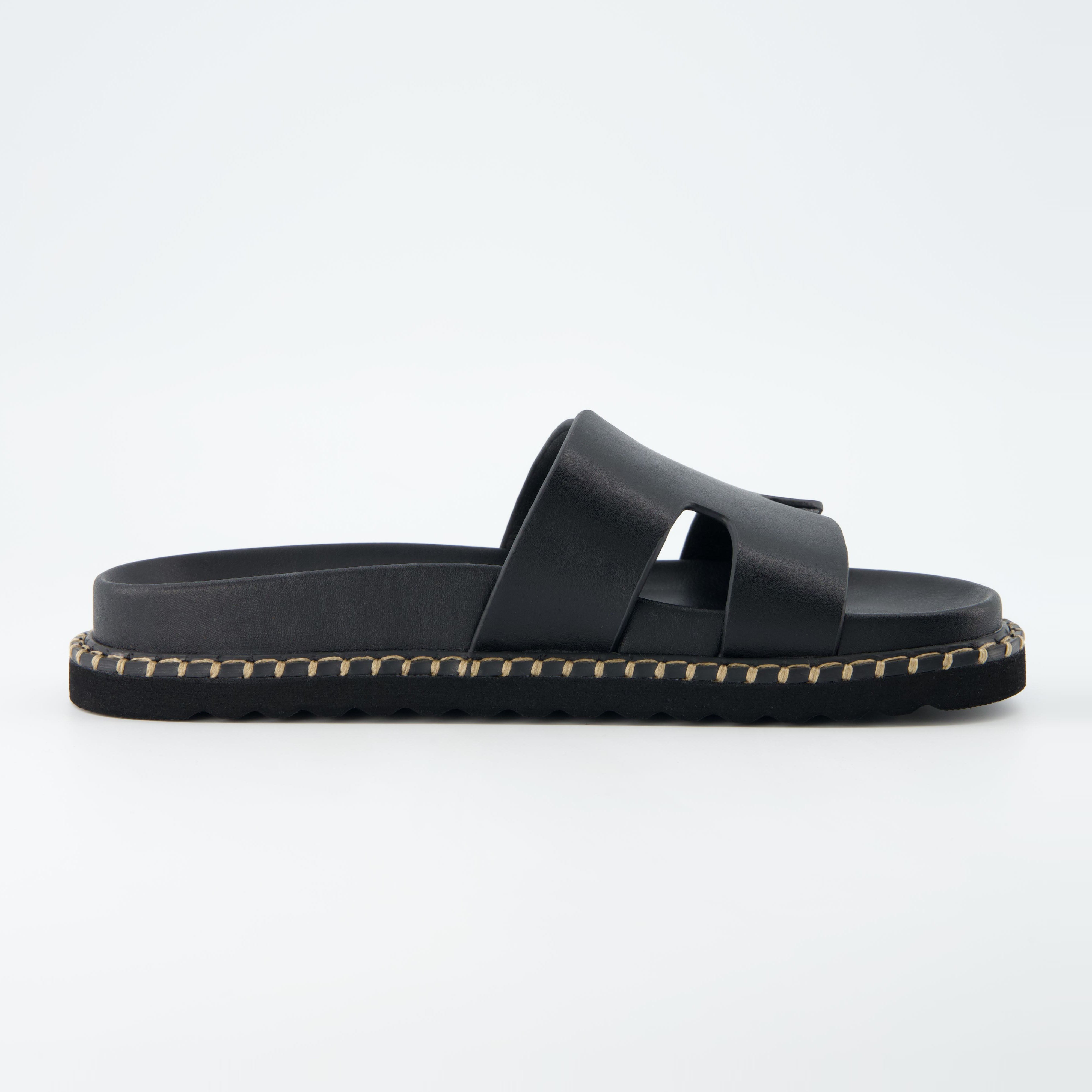 Crisp Footbed Slide Sandal