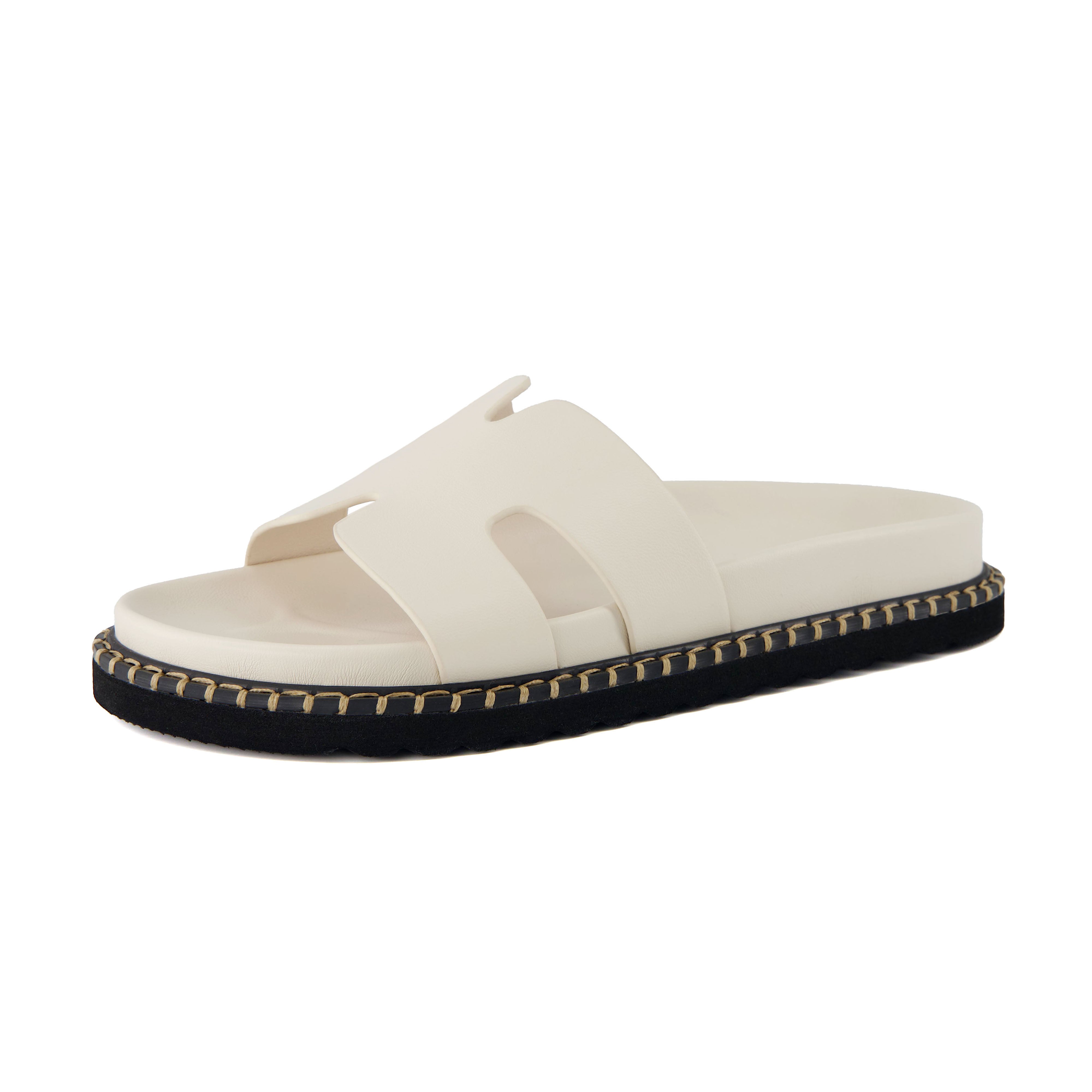 Crisp Footbed Slide Sandal